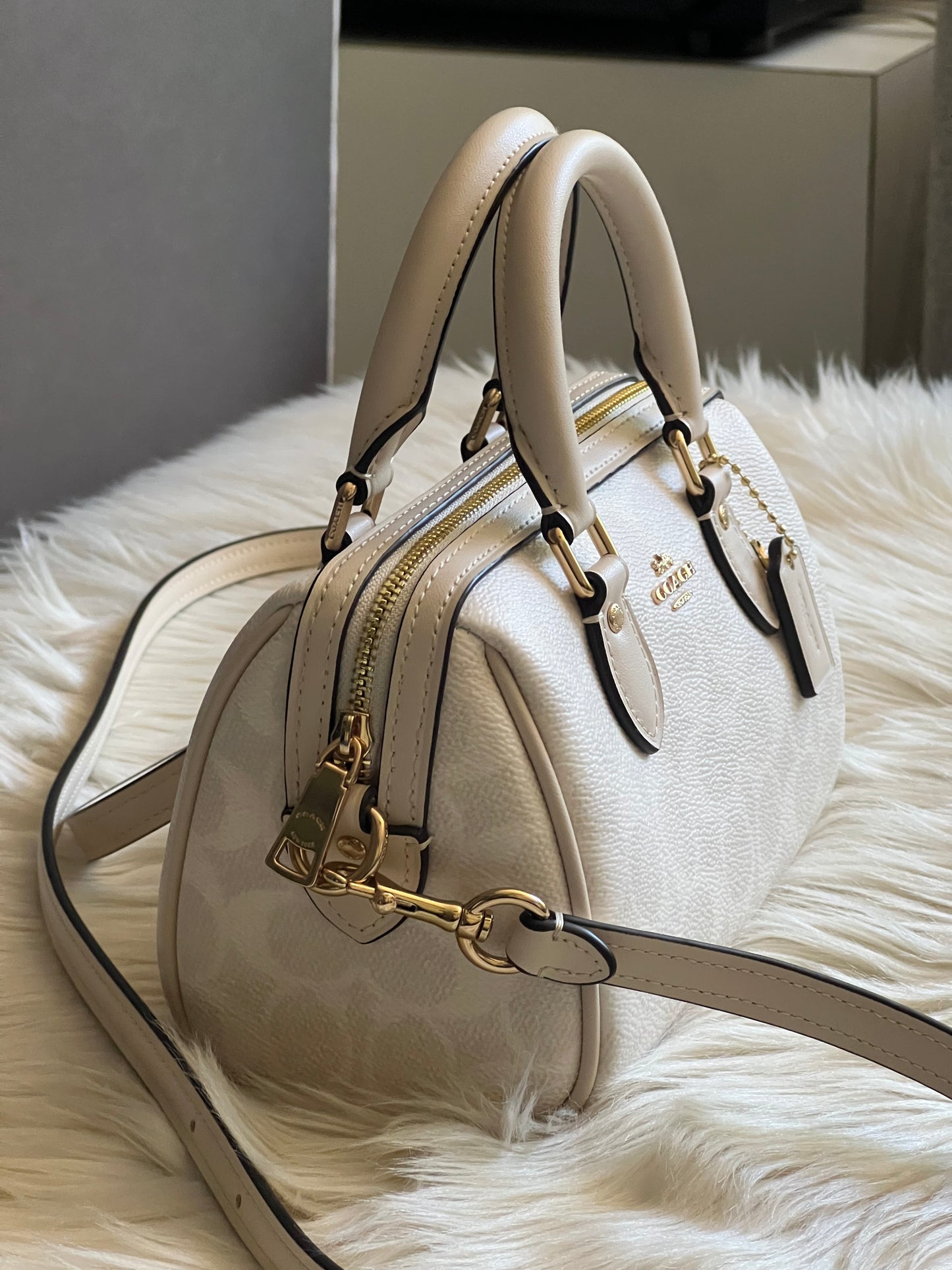 Coach Mini Rowan Crossbody Bag in Signature Canvas