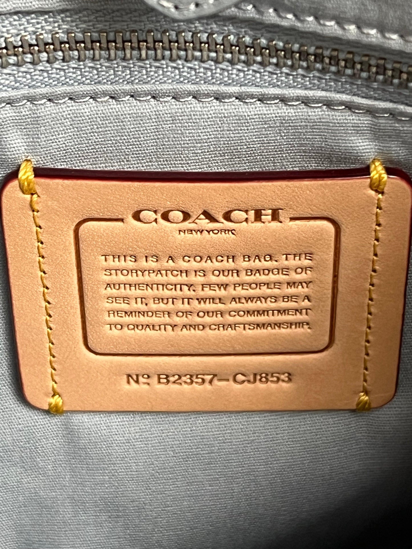 Coach Field Tote 22 in Signature Denim