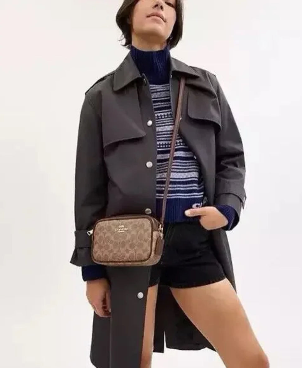 Coach Mini Jamie Camera Bag in Signature Canvas