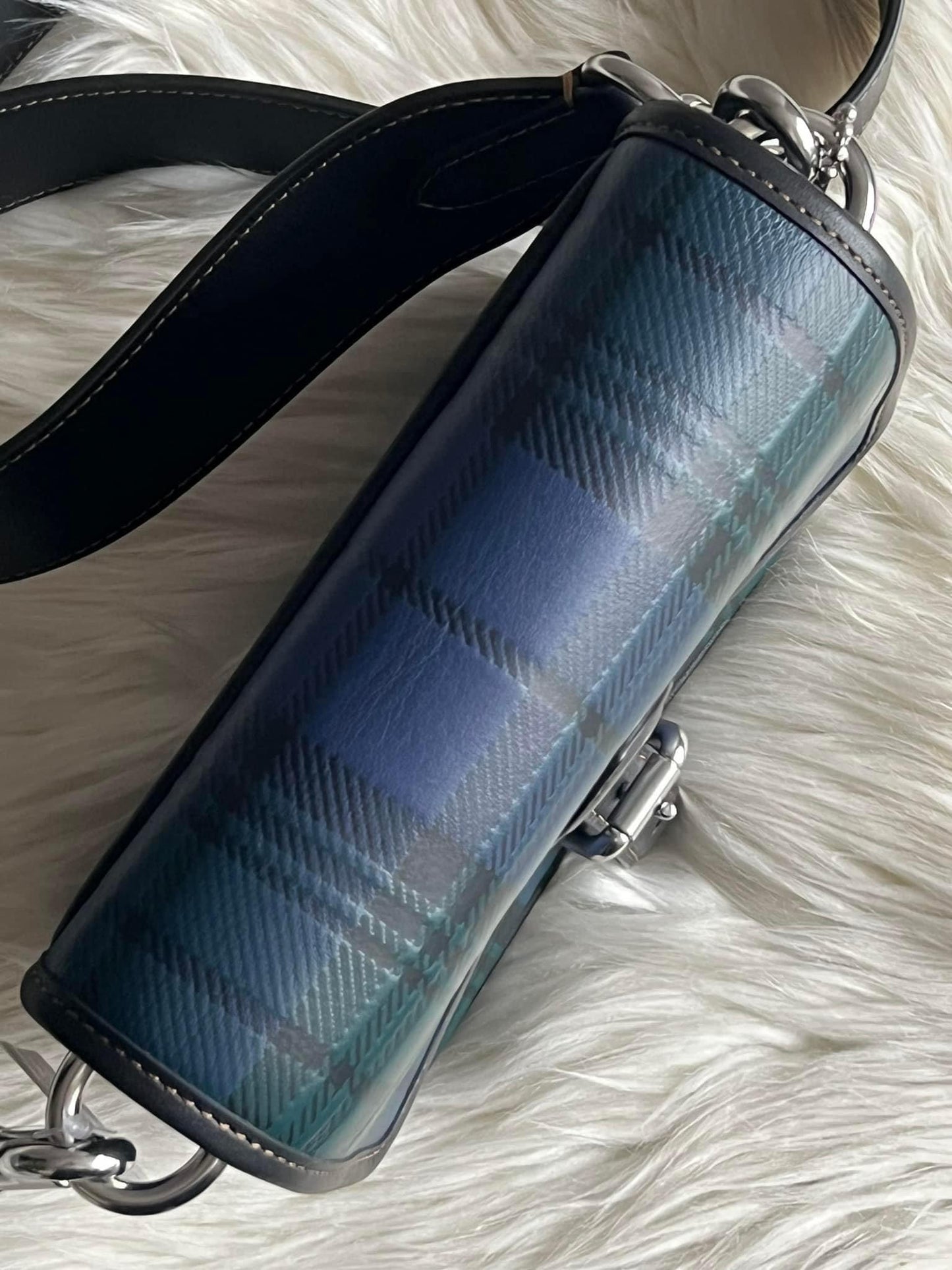 Coach Frankie Crossbody 18 with Plaid Print