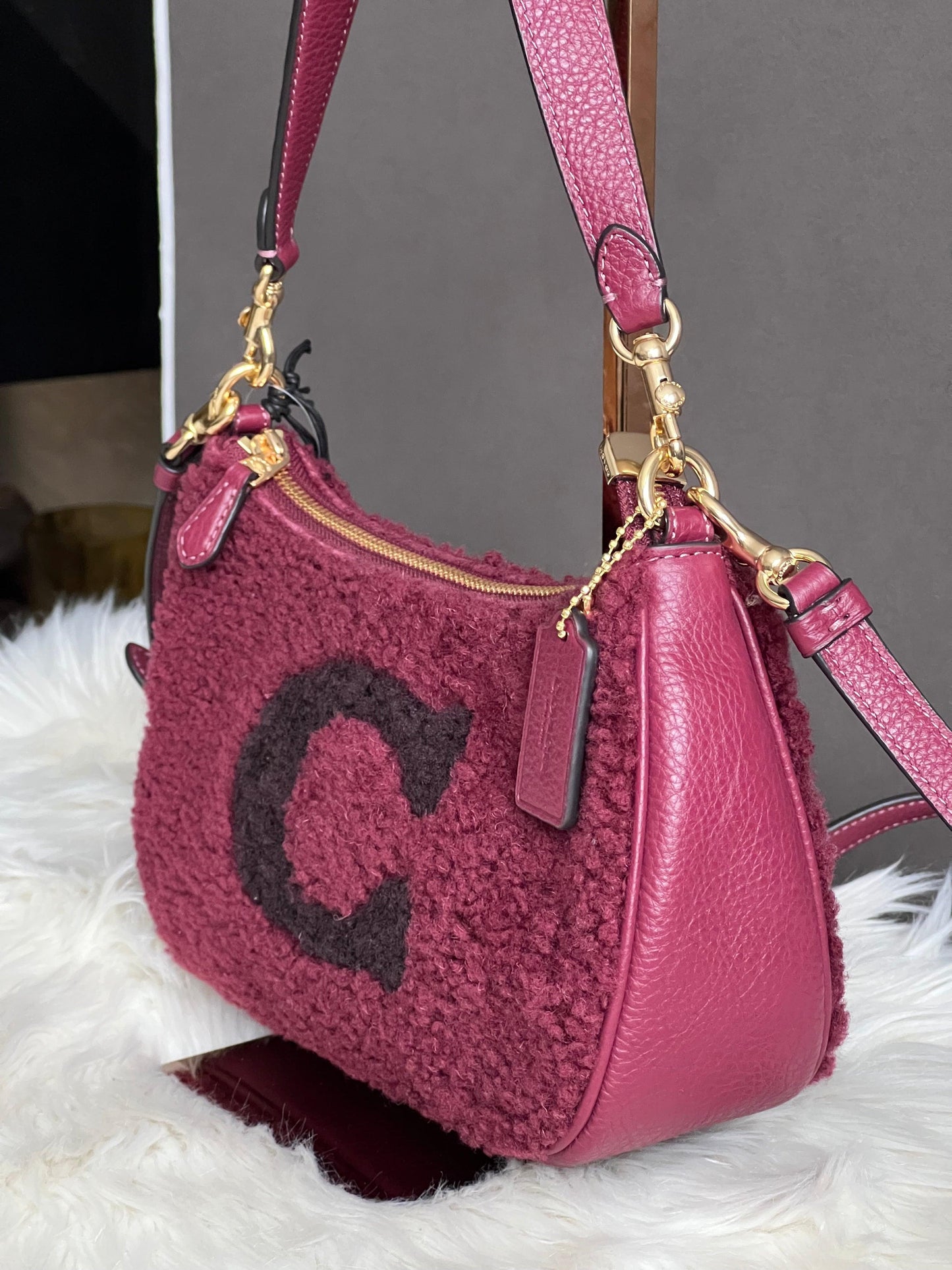 Coach Teri Shoulder Bag with Coach Motif