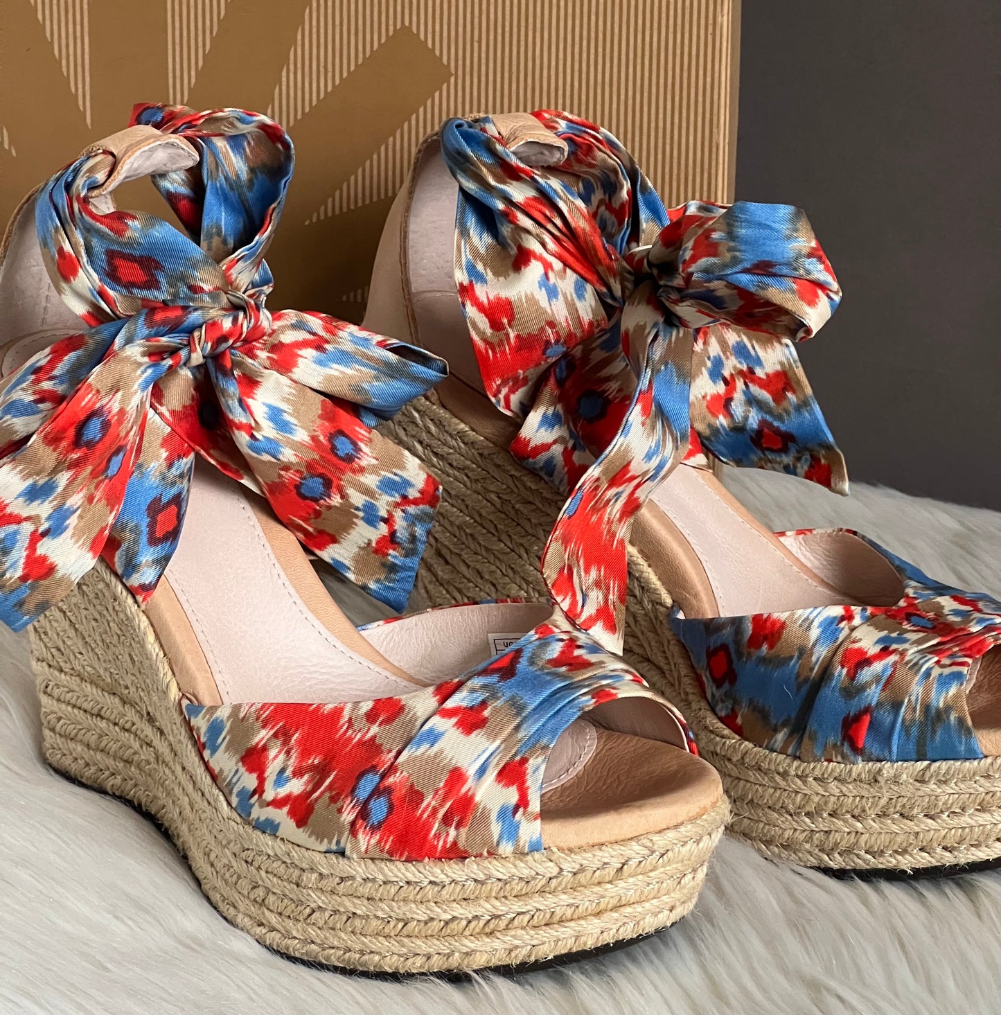 UGG Lucianna Platform Wedge Sandals