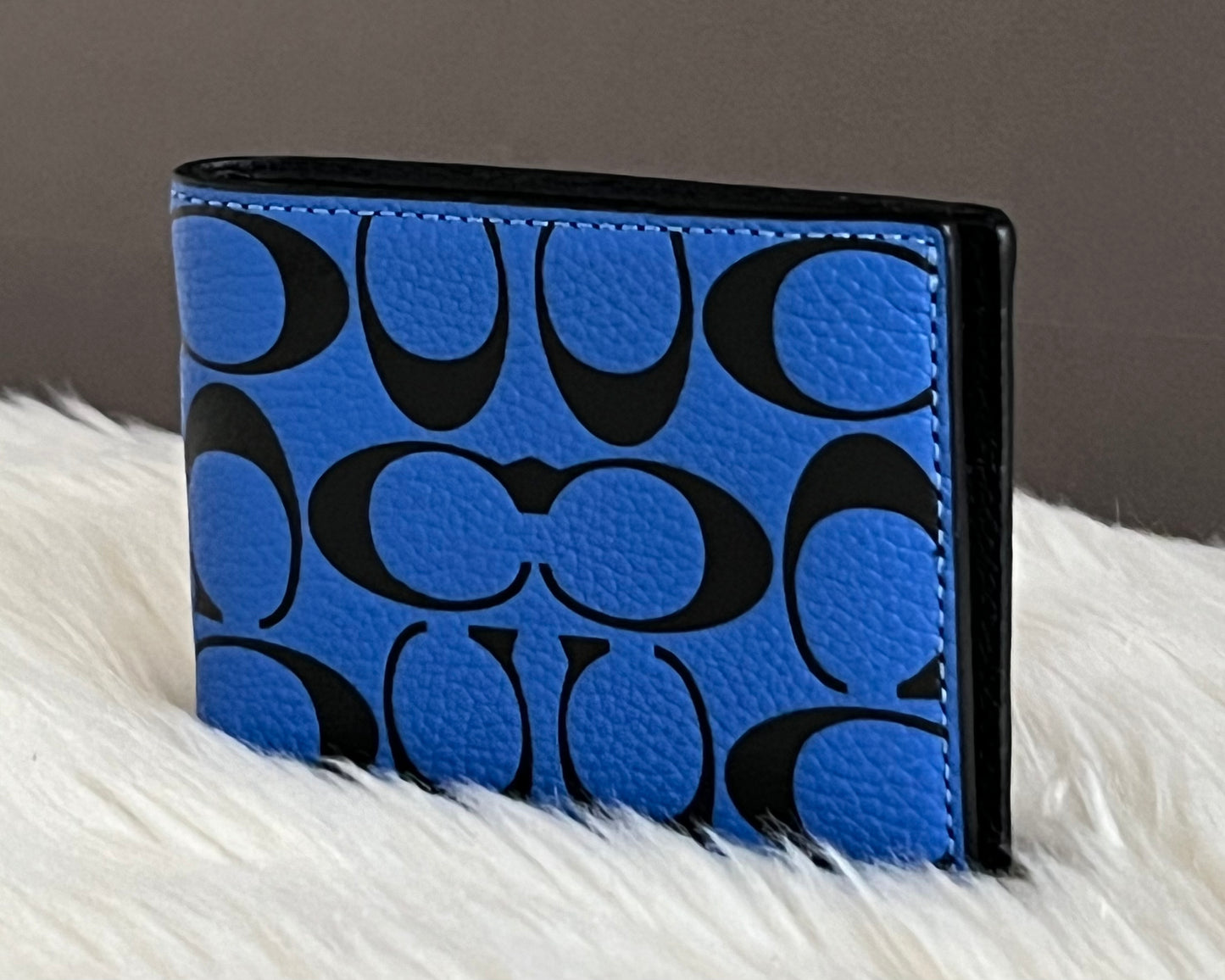 Coach Men’s Slim Billfold Wallet In Signature Leather