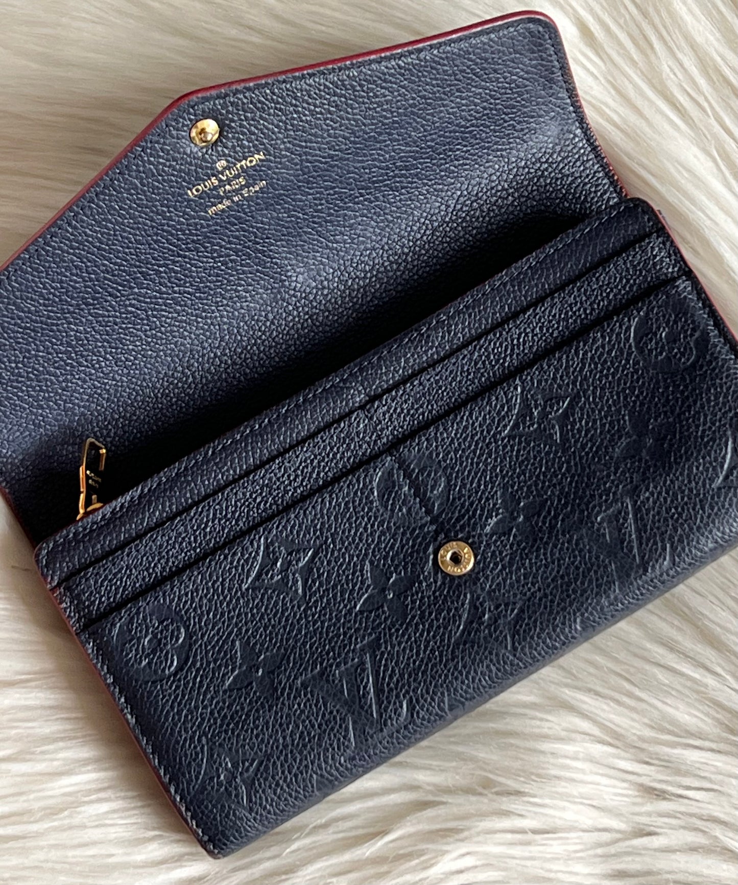 Louis Vuitton Monogram Empreinte Long Wallet