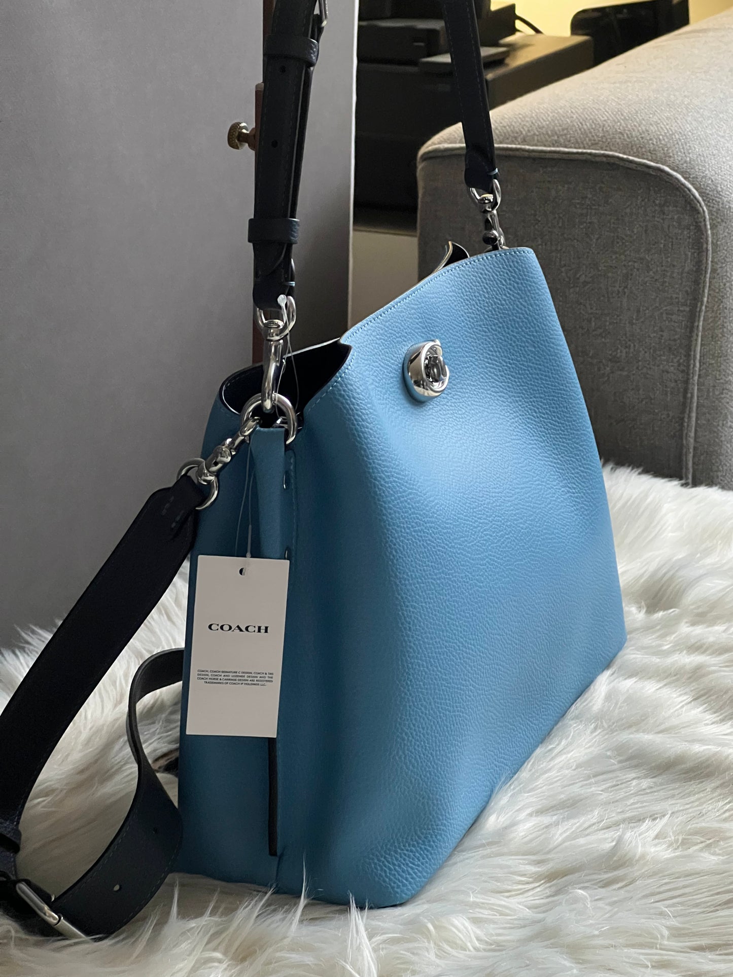 Coach Willow Shoulder Bag in Colorblock