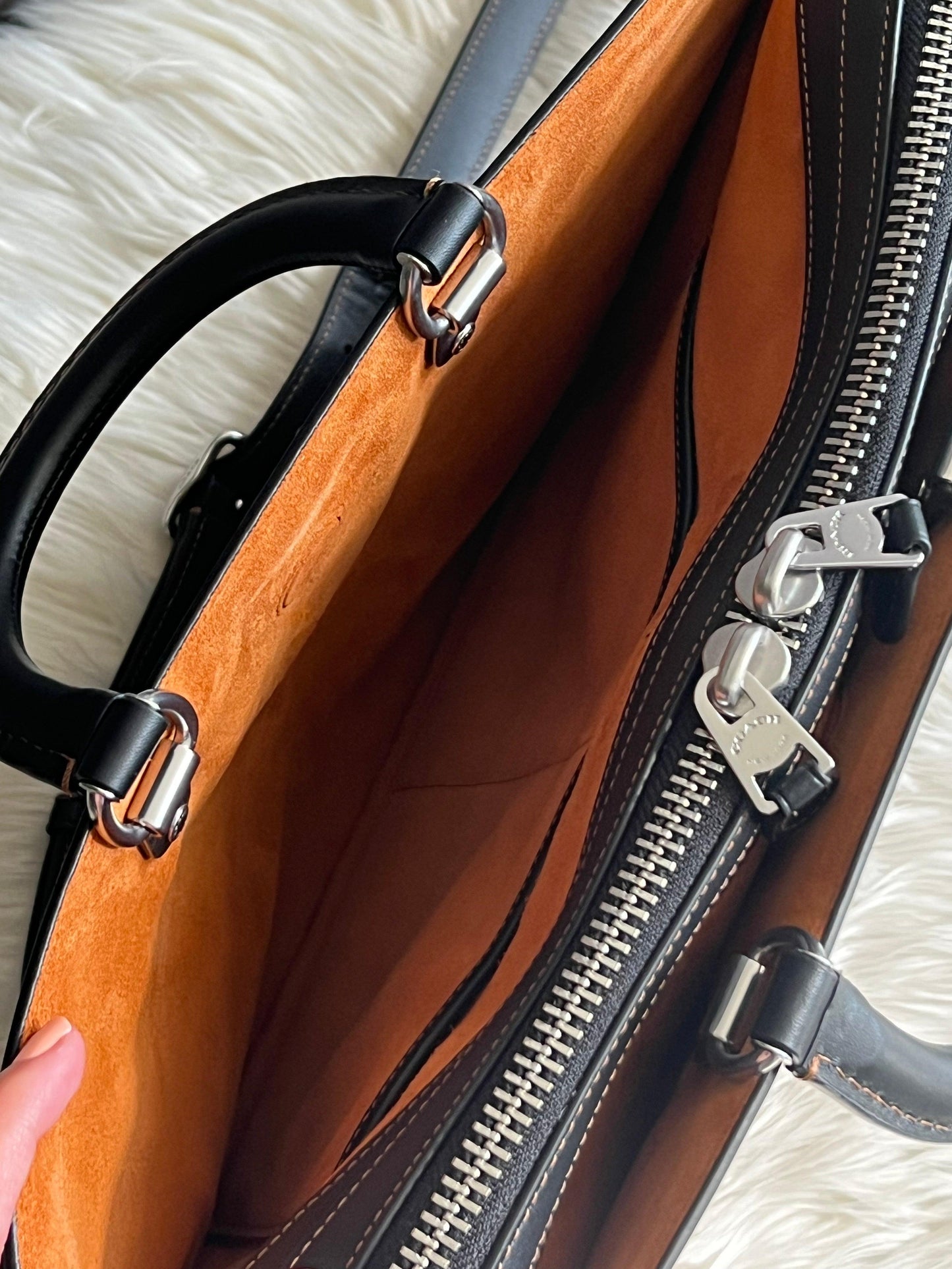 Coach Rogue Brief in Signature Textile Jacquard