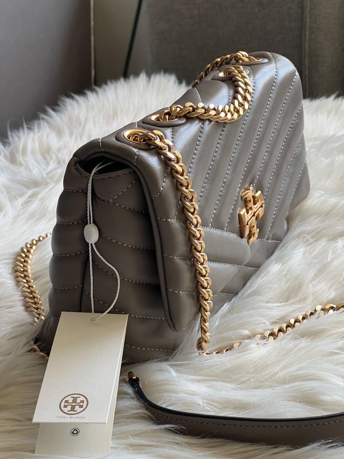 Tory Burch Small Kira Chevron Convertible Shoulder Bag
