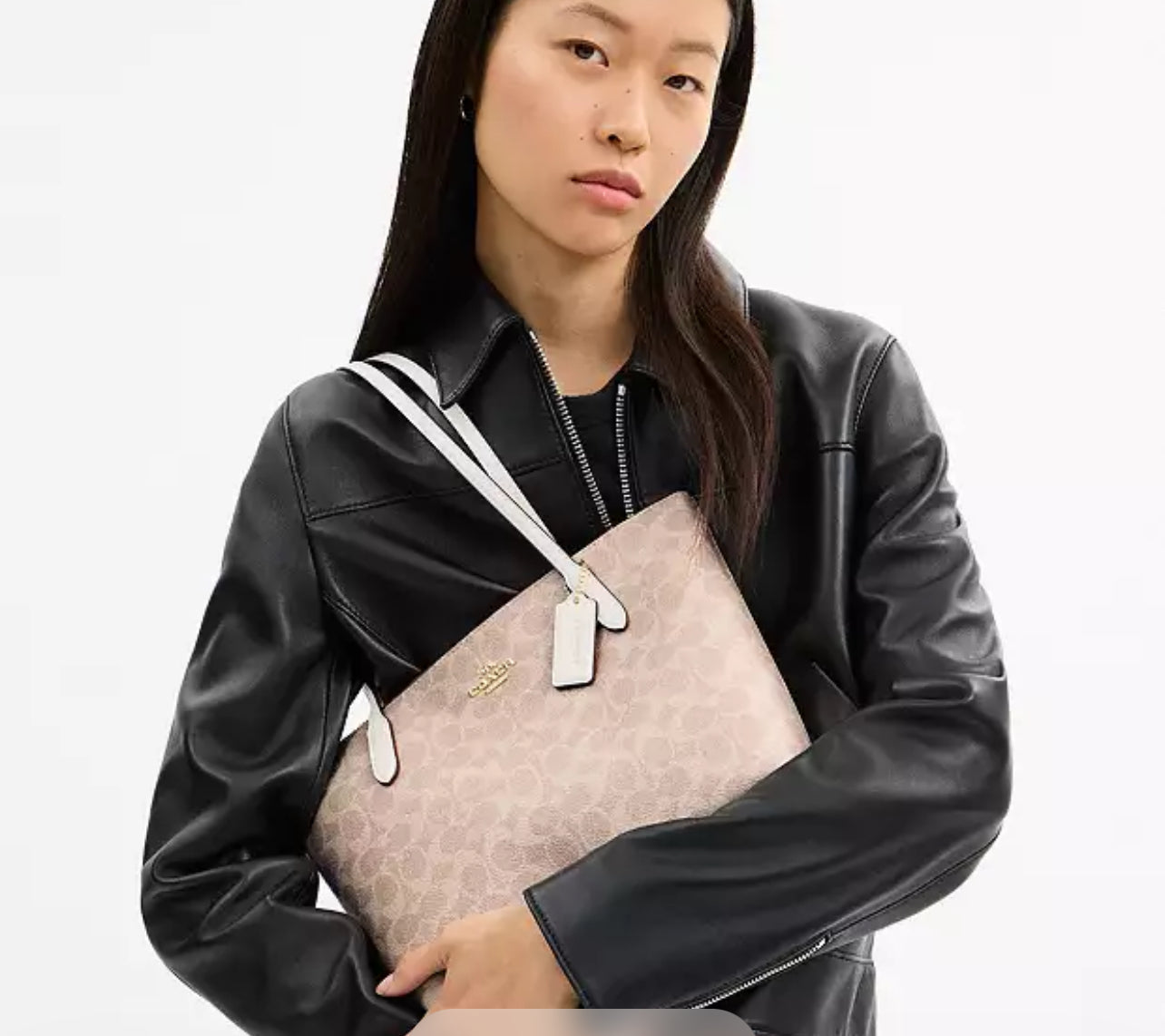 Coach Fiona Zip Tote Bag in Signature Canvas