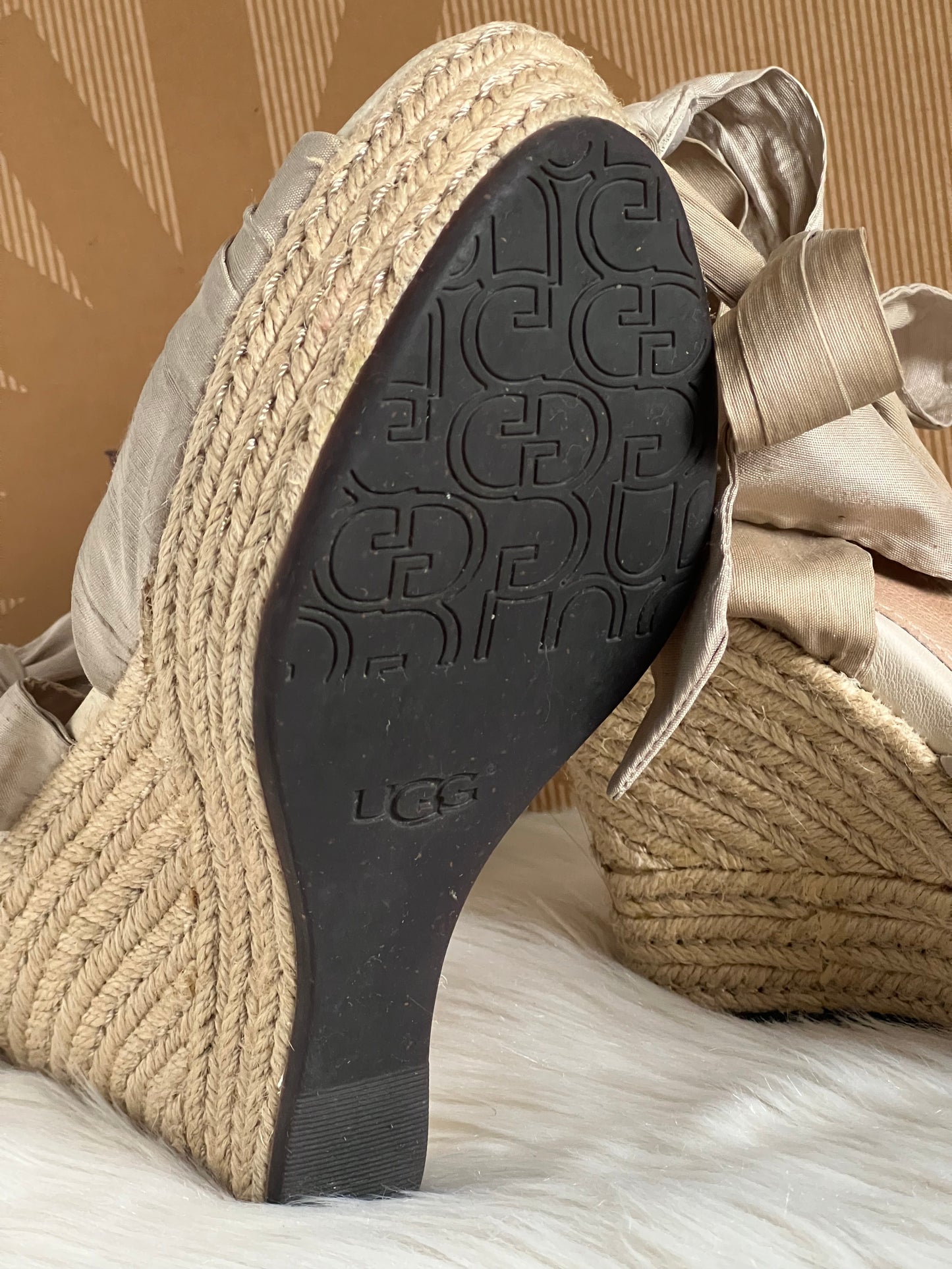 UGG Lucianna Platform Wedge Sandals