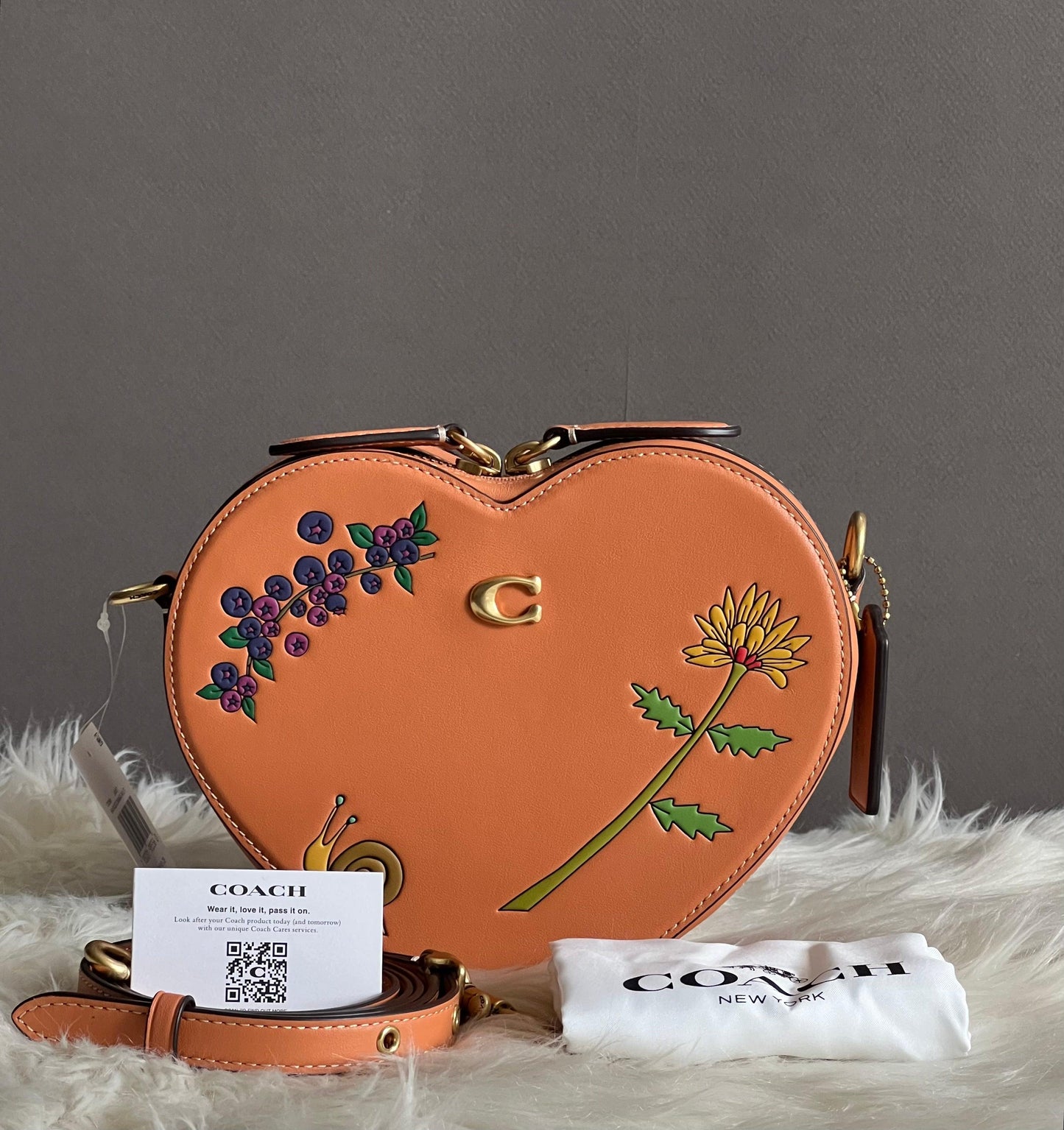 Coach X Observed By Us Heart Crossbody