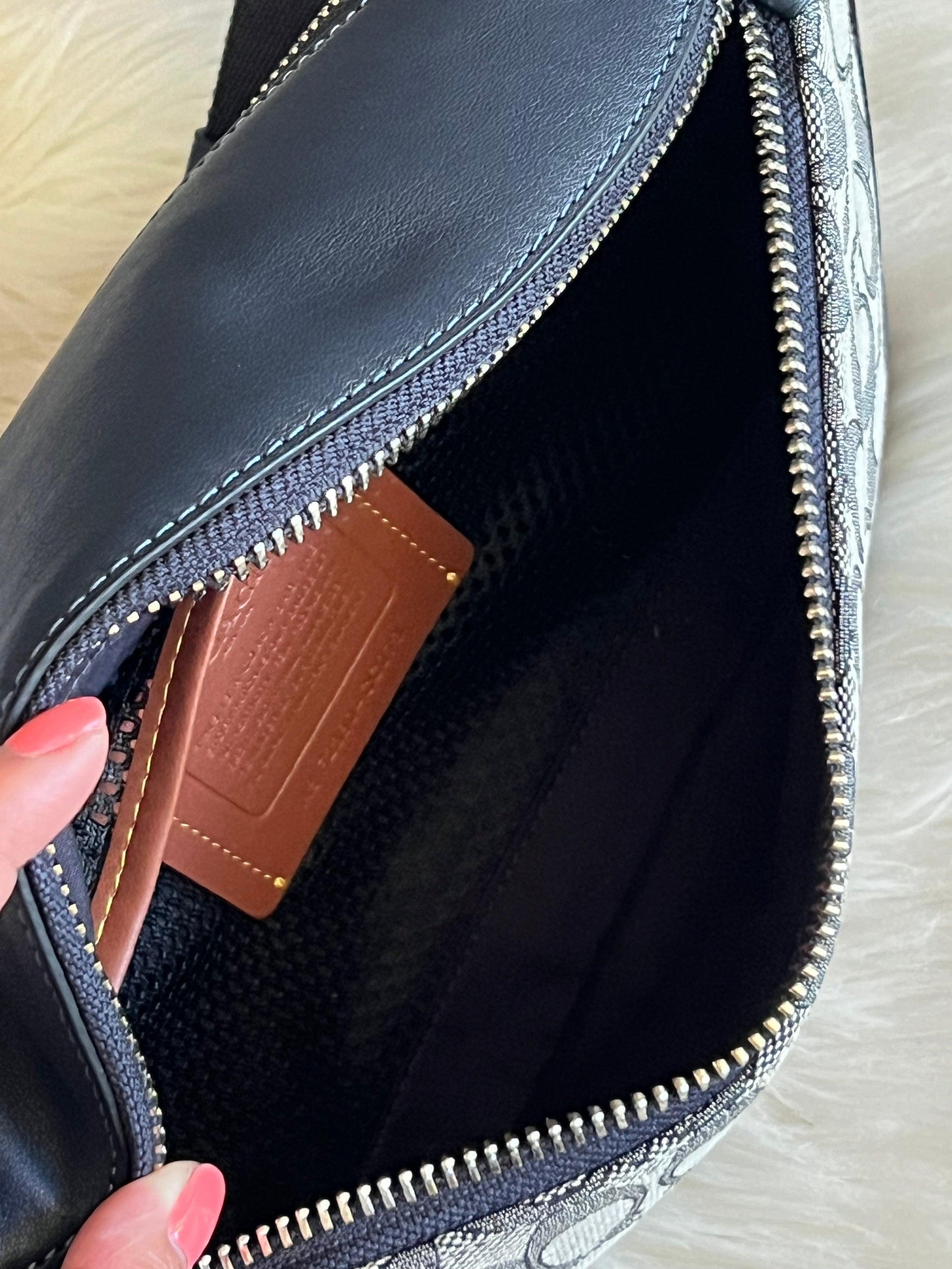 Coach League Belt Bag in Signature Jacquard