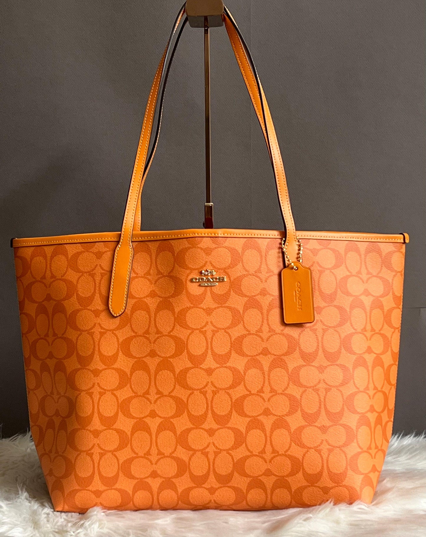 Coach City Tote in Signature Canvas