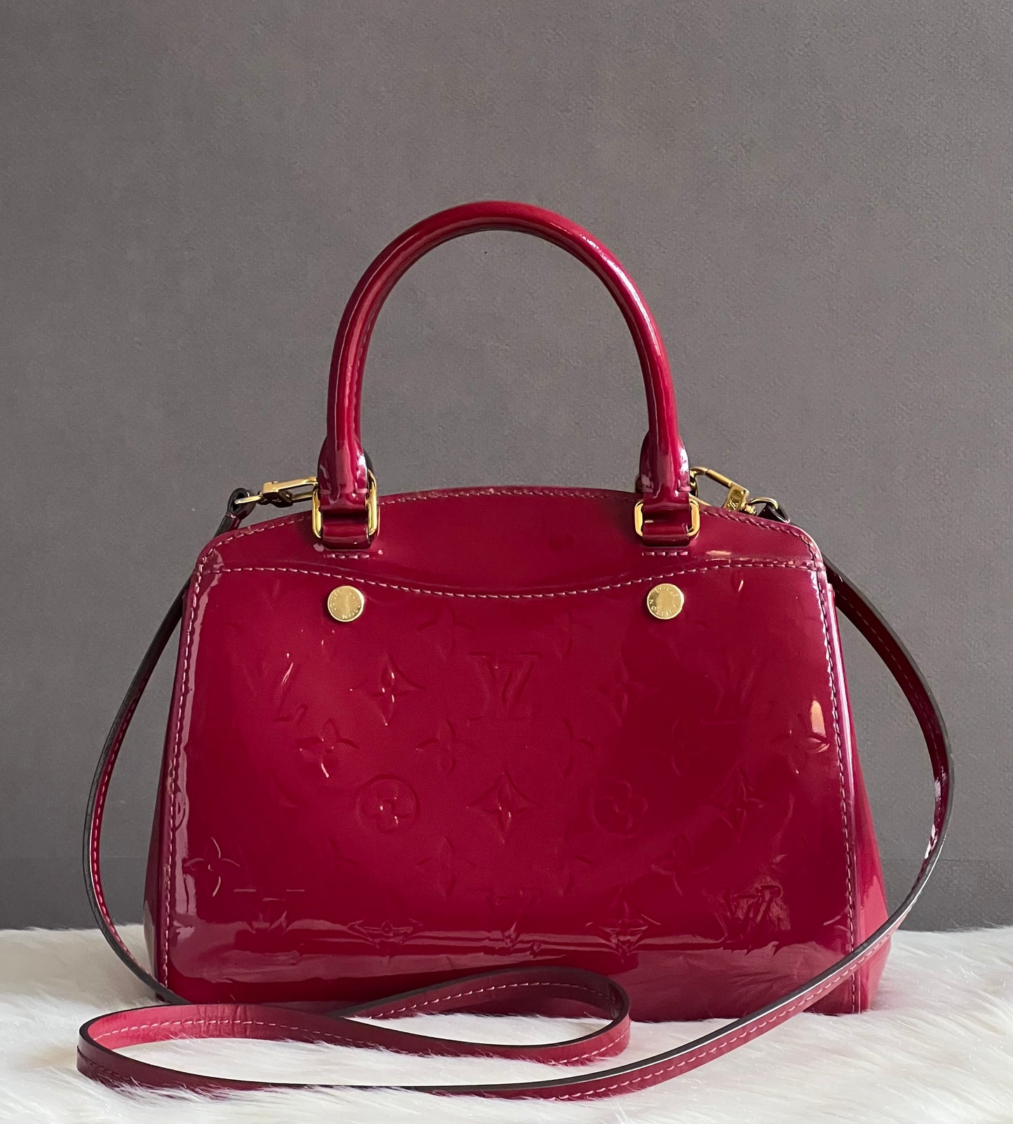 Louis Vuitton Monogram Brea BB in Vernis Leather Crossbody