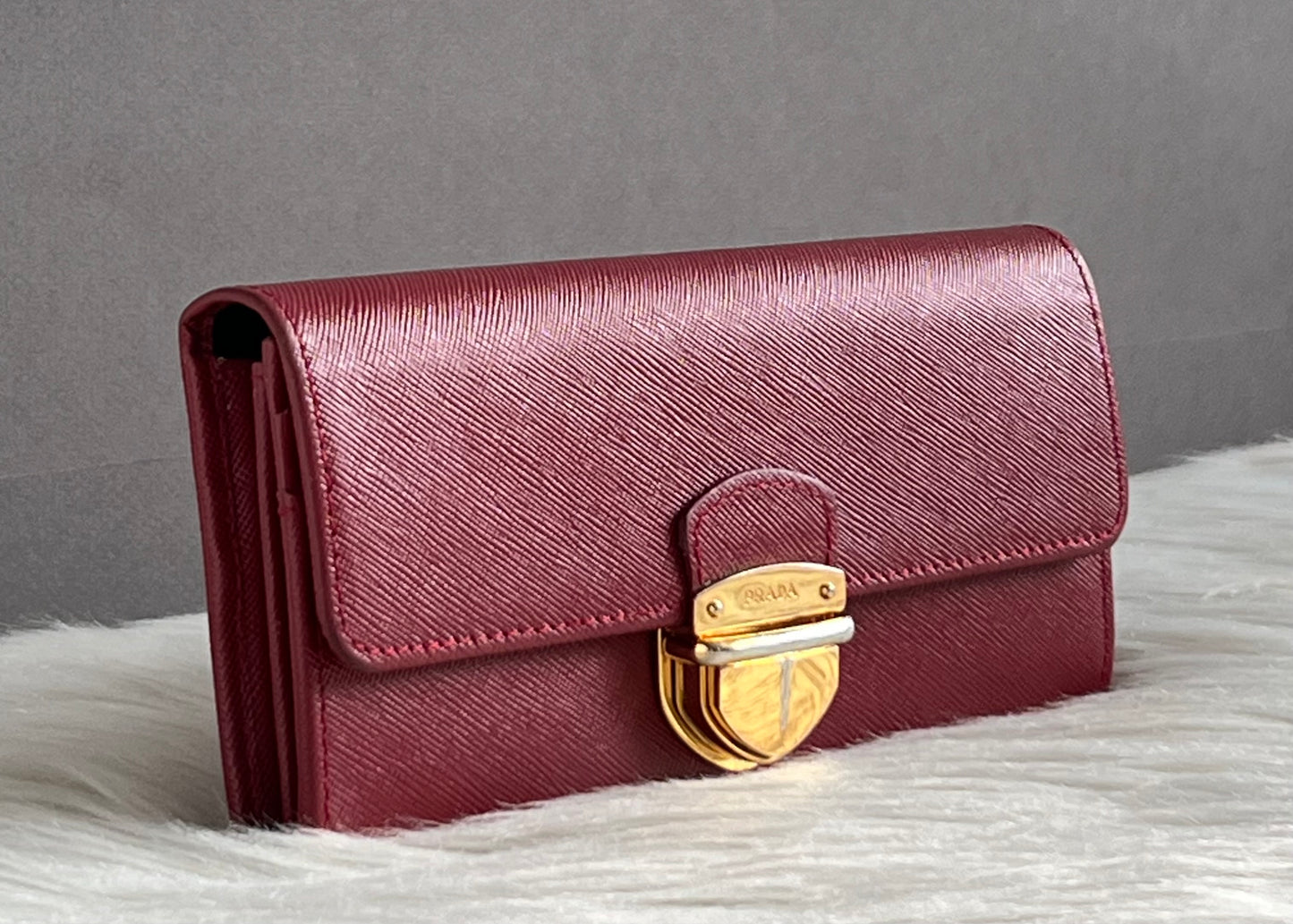Prada Saffiano Long Wallet
