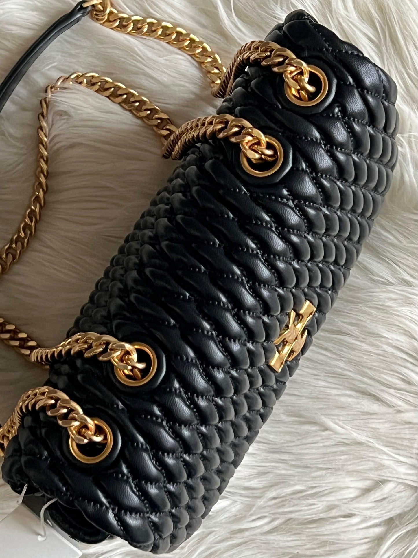 Tory Burch Kira Ruched Small Convertible Shoulder Bag