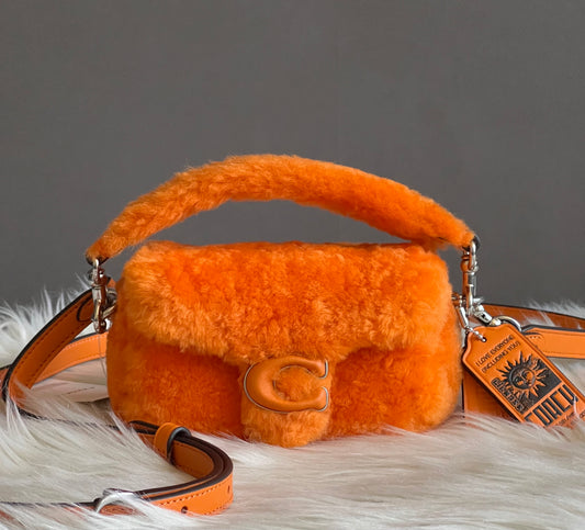 Coach The Lil Nas X Drop Tabby Shoulder Bag 12 in Shearling