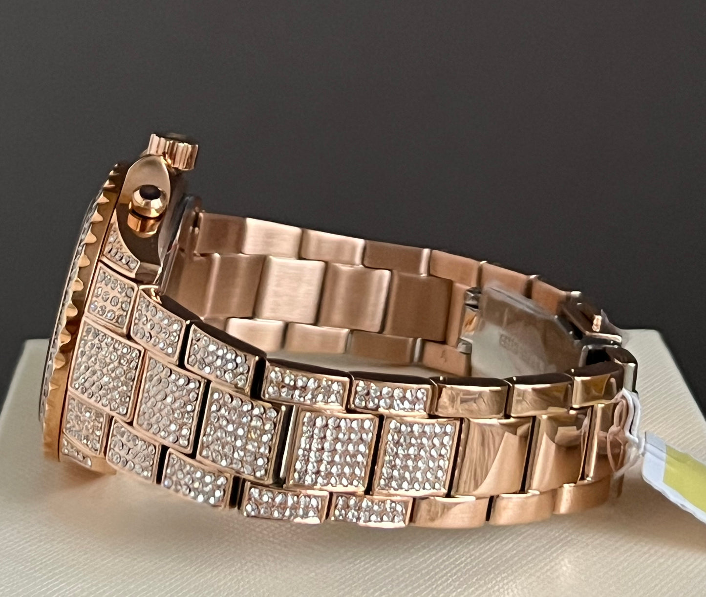 Michael Kors Women’s Everest Chronograph Quartz Crystal Rose Gold Dial Watch