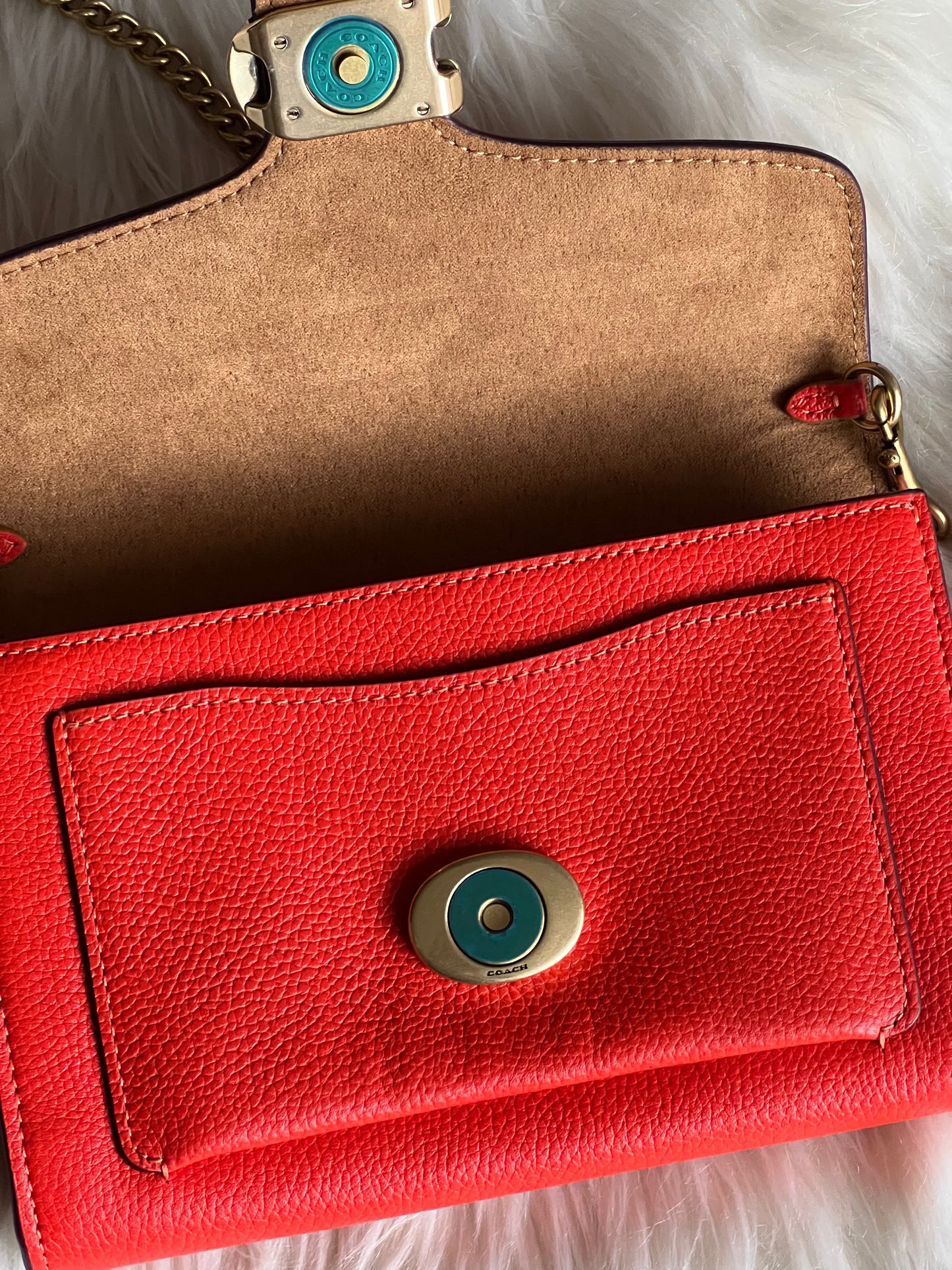 Coach Tabby Chain Clutch
