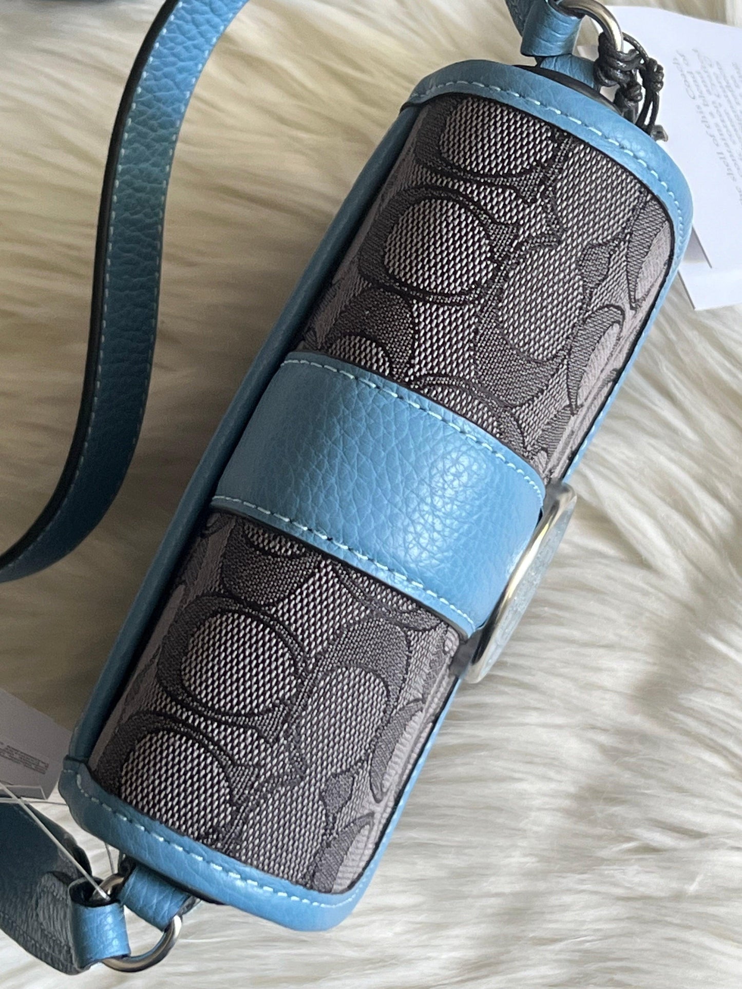 Coach North/South Lonnie Crossbody in Signature Jacquard
