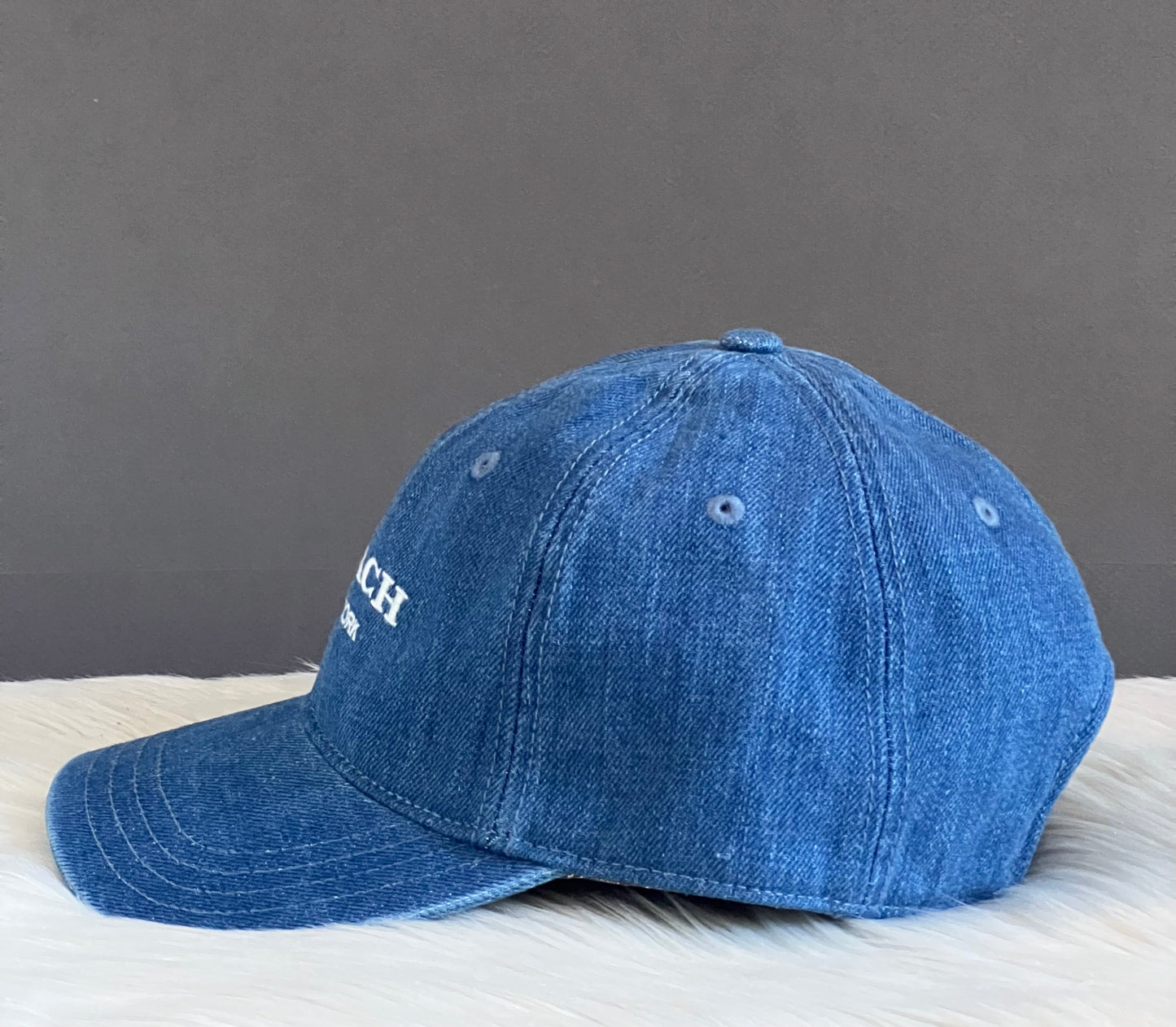 Coach Denim Baseball Hat