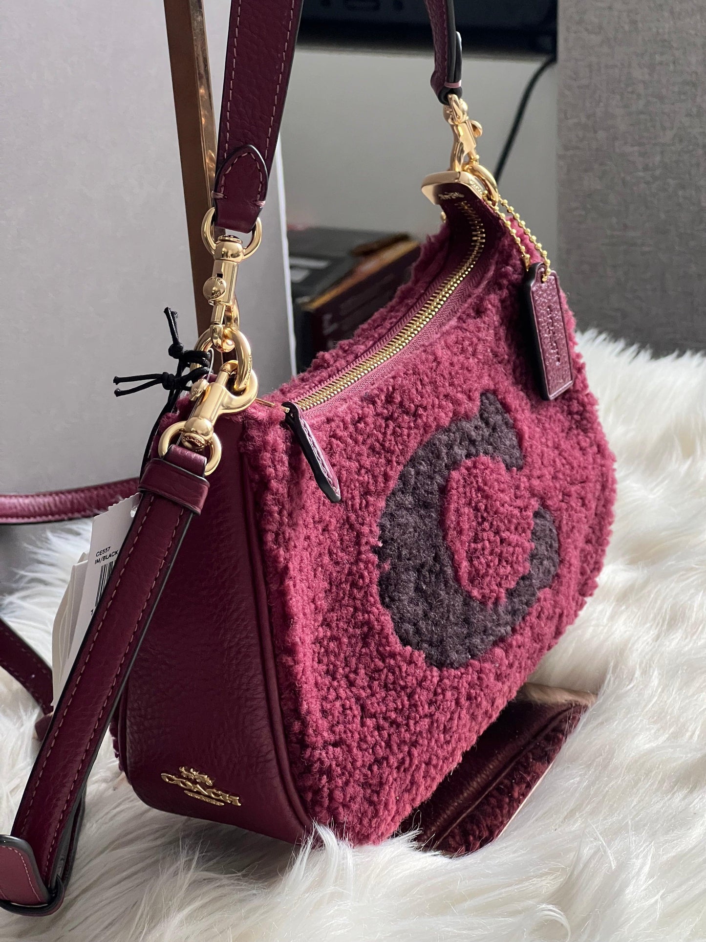 Coach Teri Shoulder Bag with Coach Motif