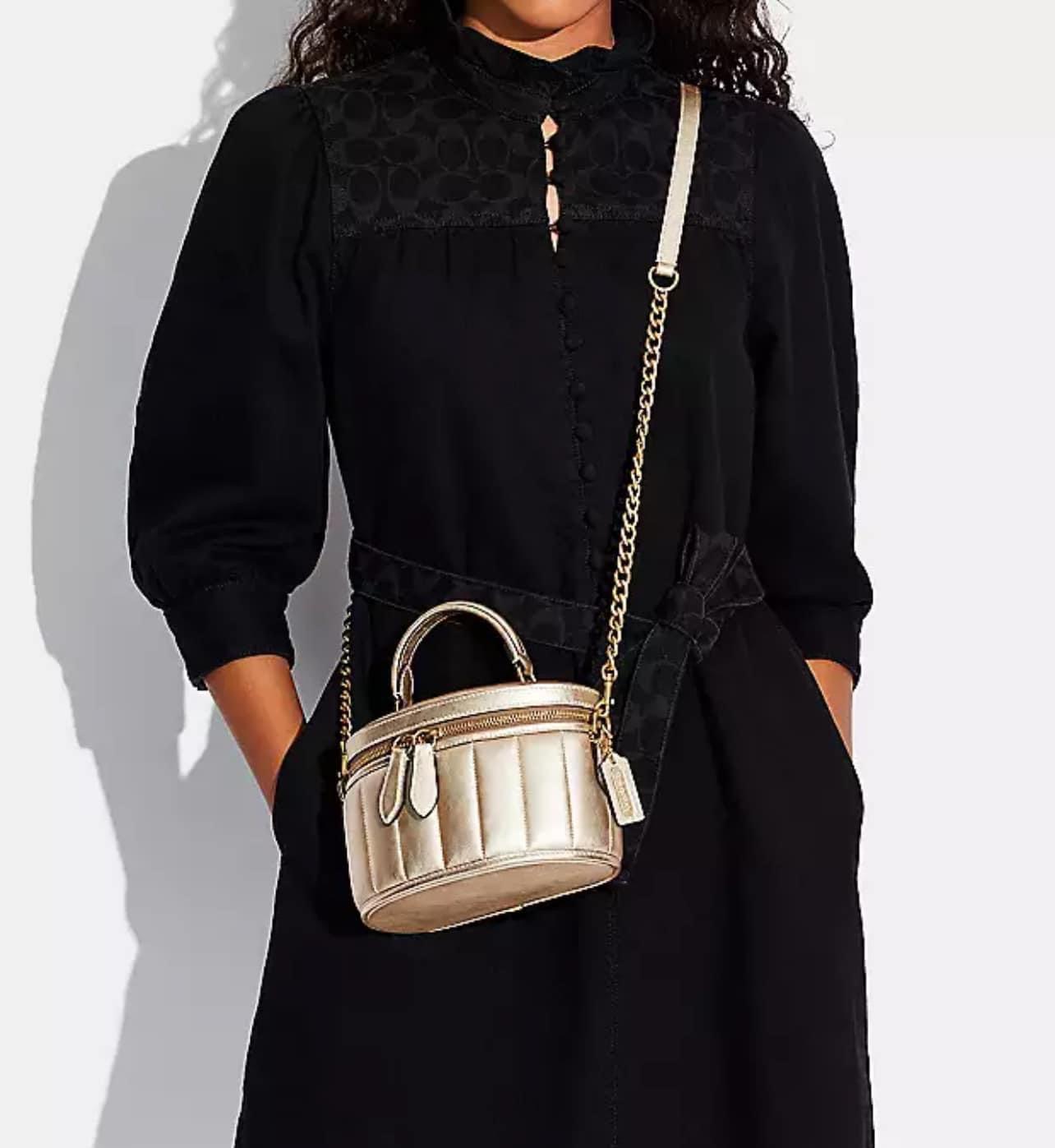 Coach Trail Bag with Quilting