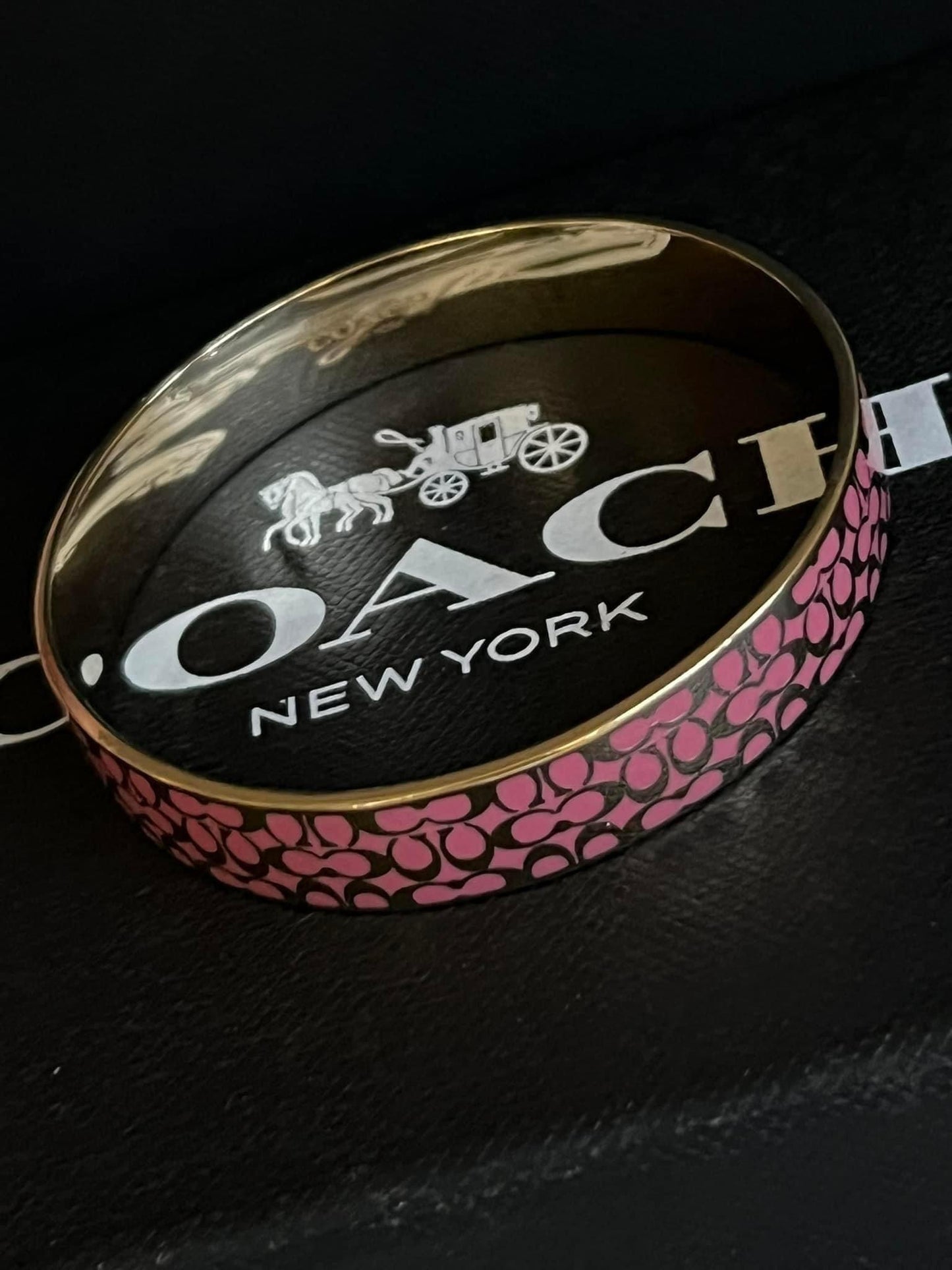 Coach Signature Bangle
