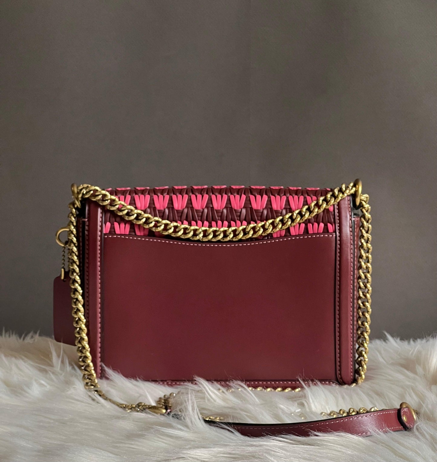 Coach Hutton Shoulder Bag with Quilting