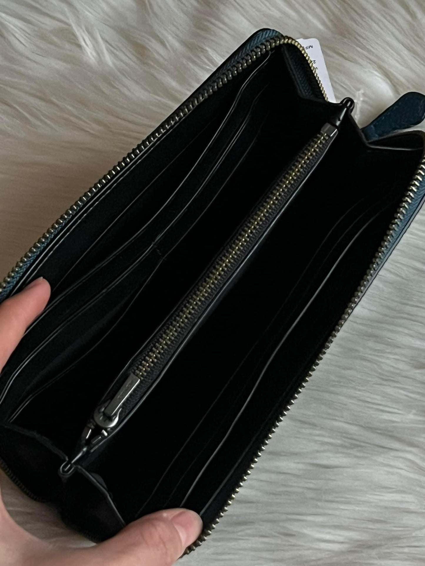 Coach Willow Floral Accordion Zip Wallet