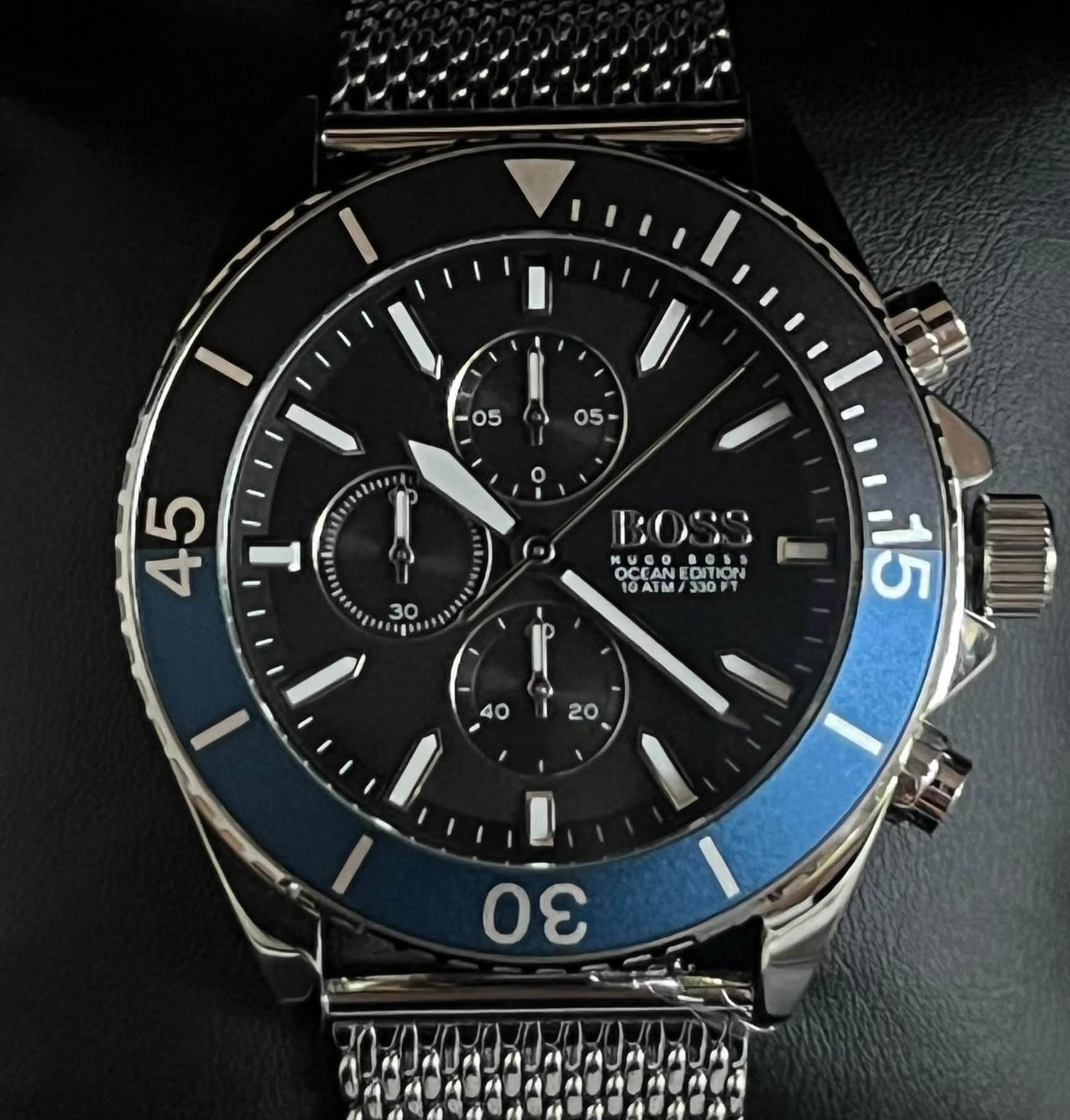 Stainless Steel Ocean Edition Hugo Boss Men's Stainless Steel