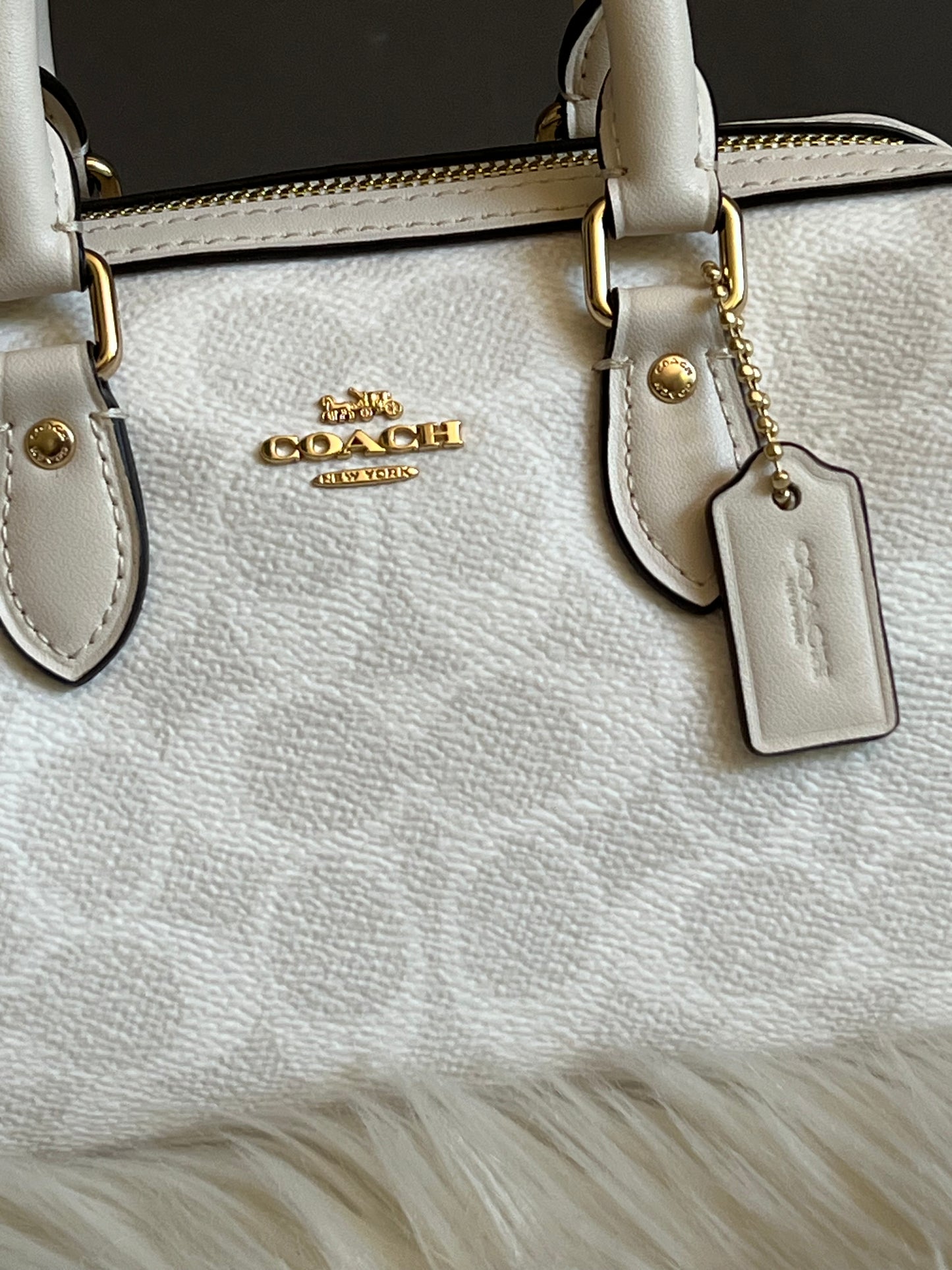 Coach Mini Rowan Crossbody Bag in Signature Canvas