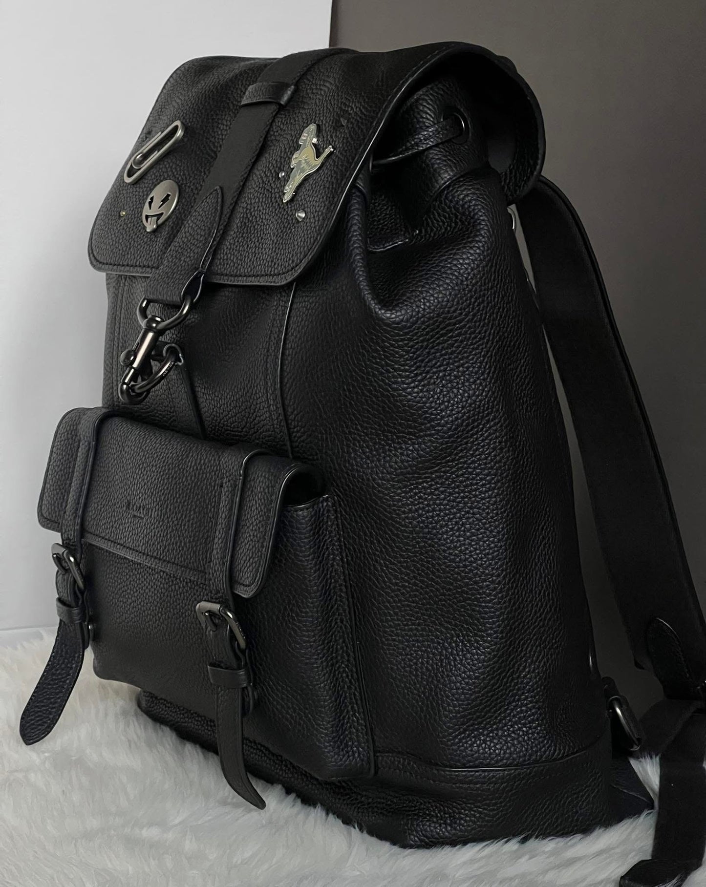 Coach Bleecker Backpack with Charms