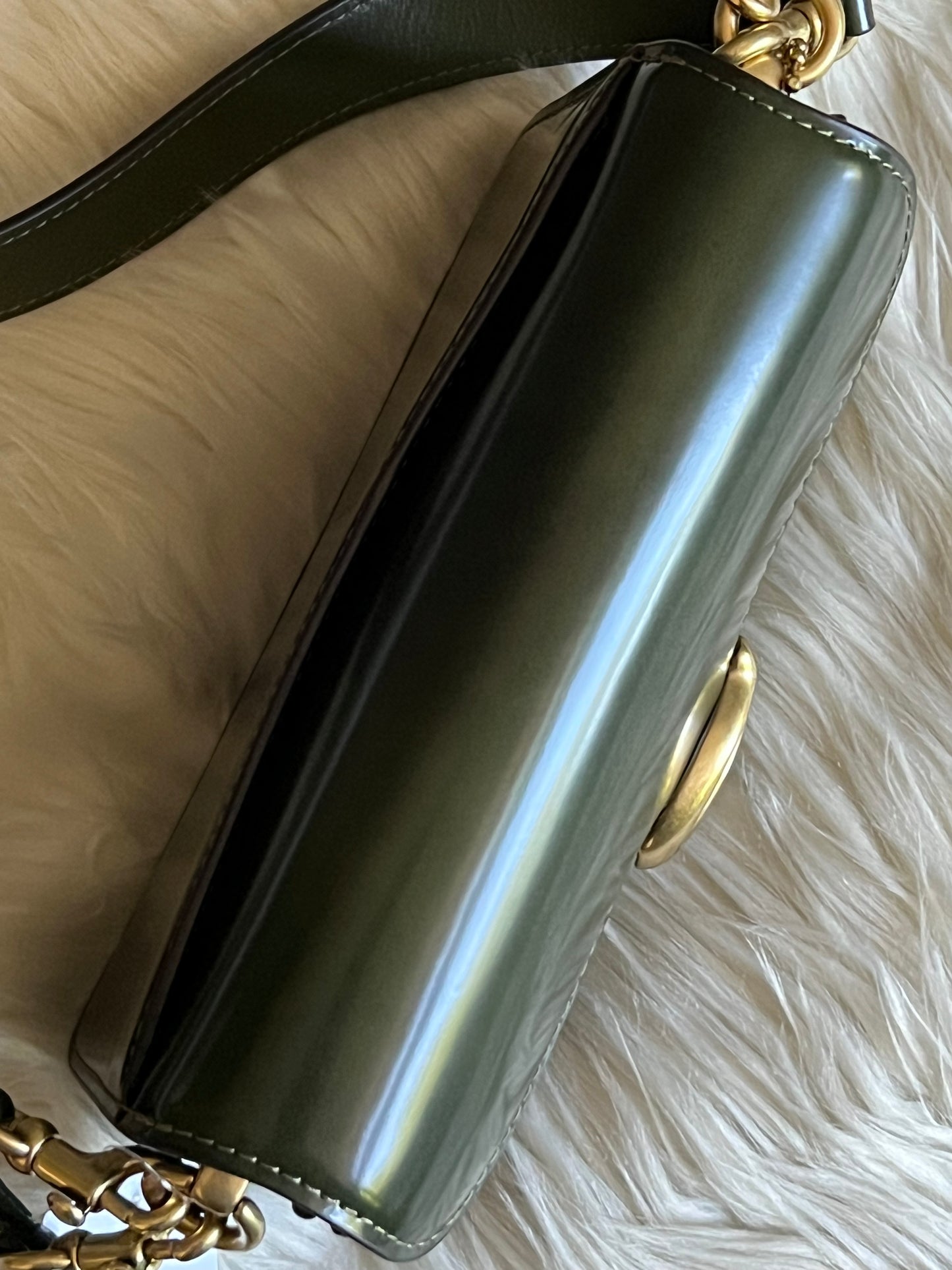 Coach Tabby Shoulder Bag 20 in Spazzolato Leather