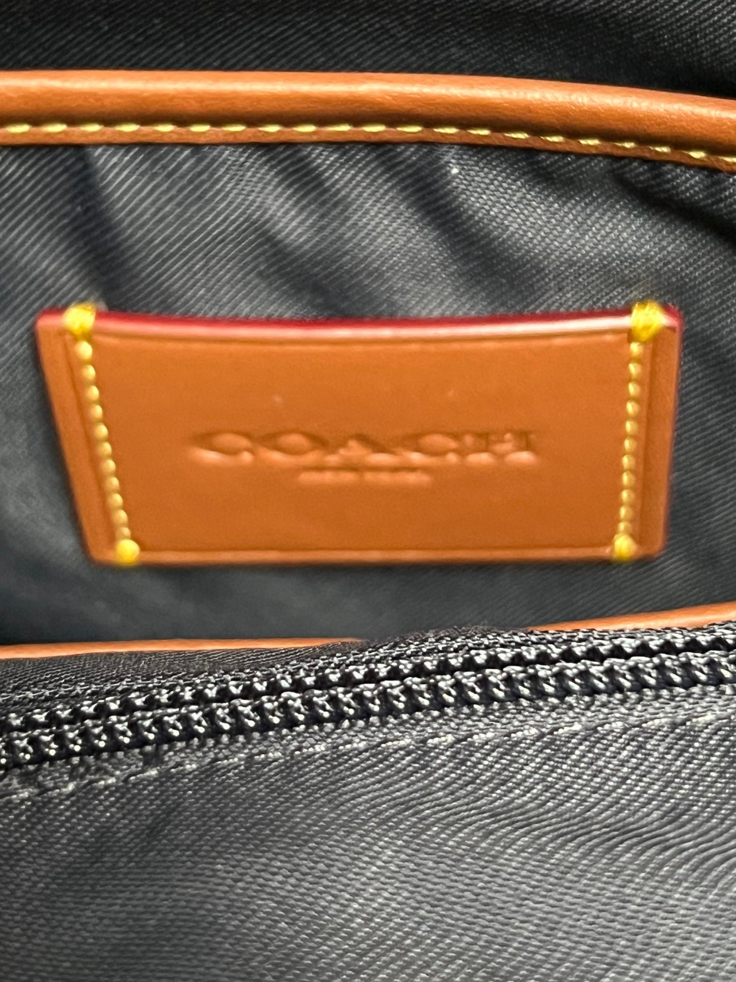 Coach League Flap Backpack in Colorblock