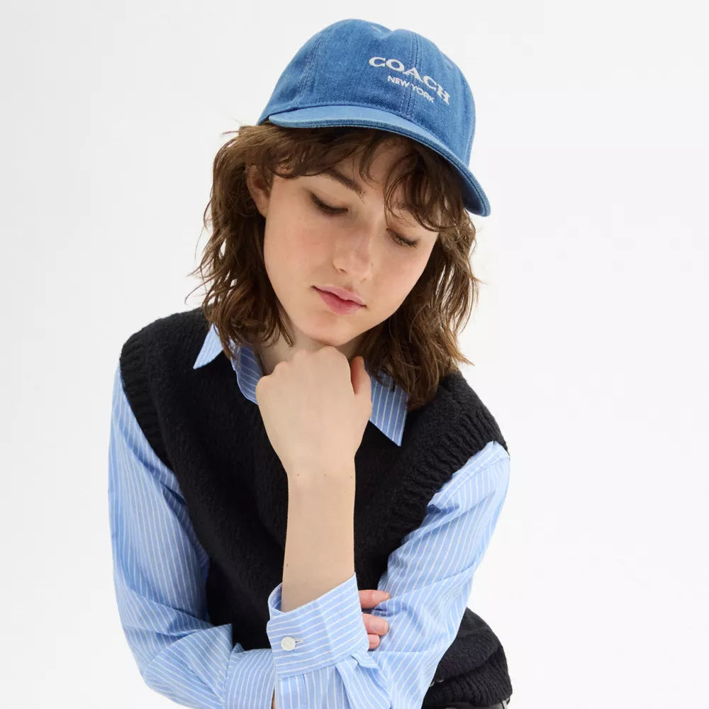 Coach Denim Baseball Hat