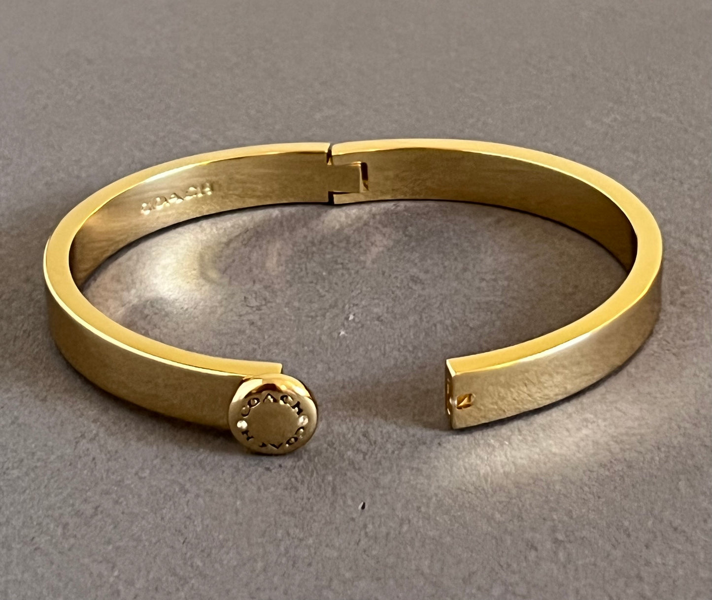 Coach Rivet Enamel Hinged Bangle