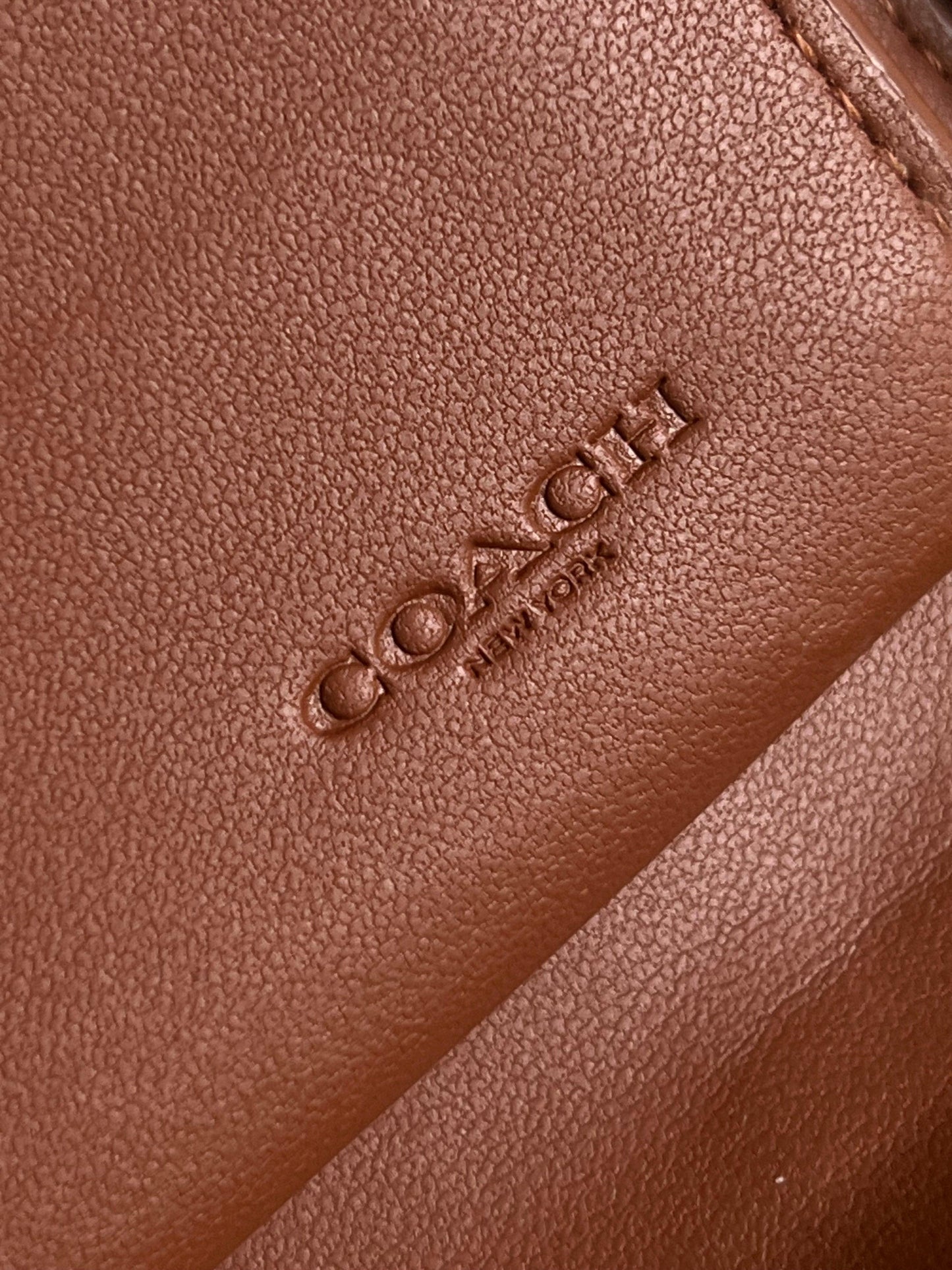 Coach Continental Wallet In Rainbow Signature Canvas