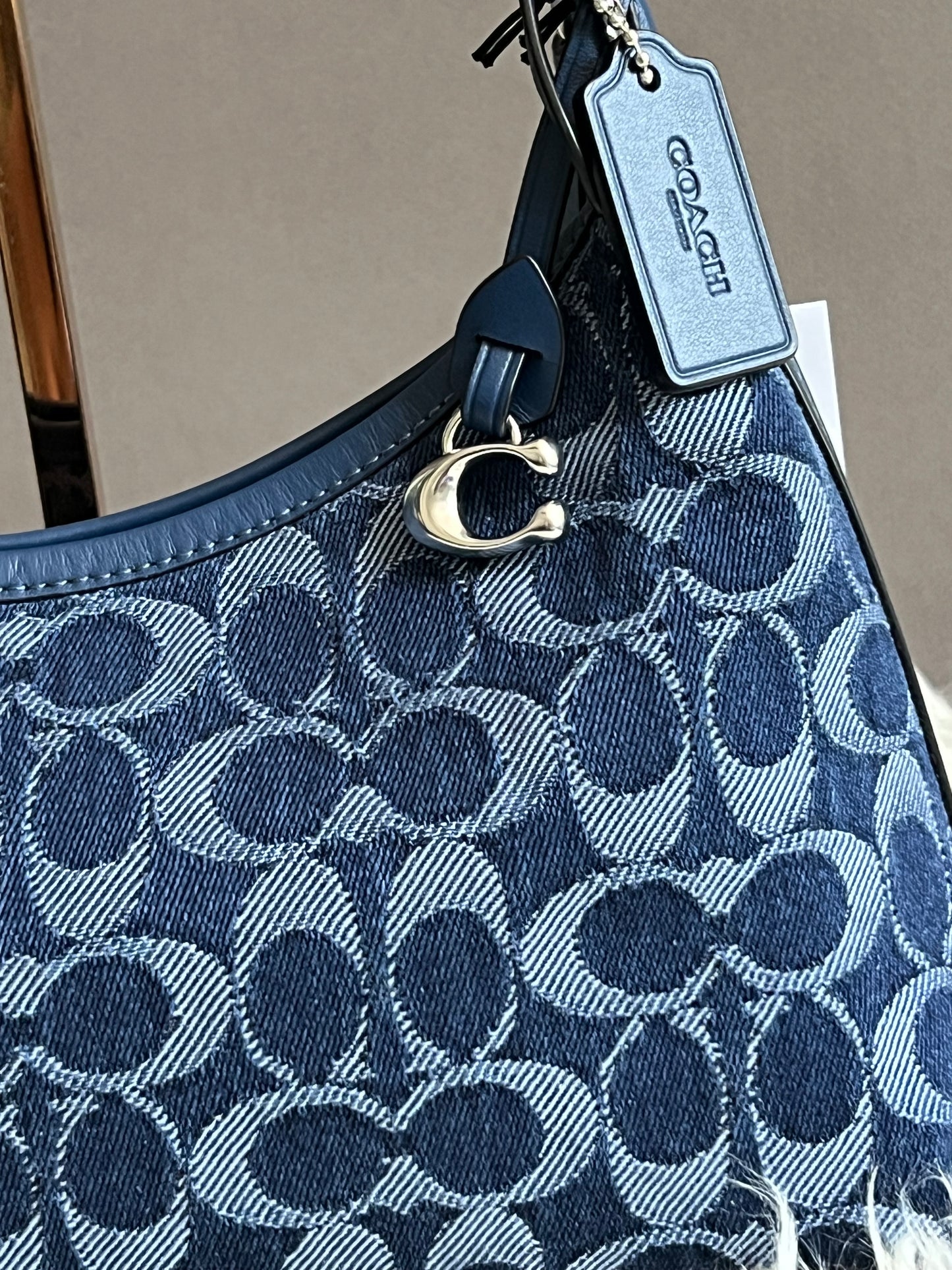 Coach Juliet Shoulder Bag 25 in Signature Denim