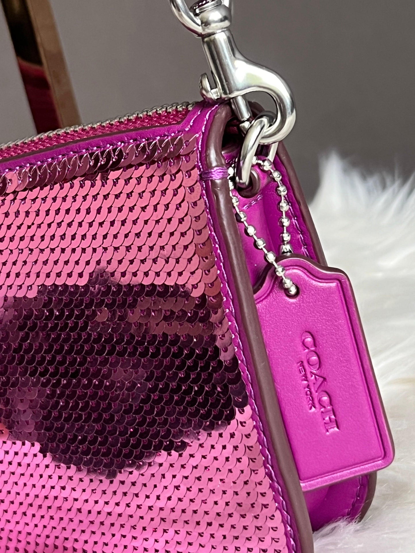 Coach Penn Shoulder Bag with Sequins