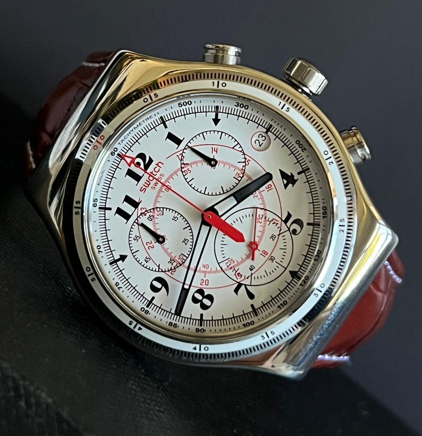 Swatch Back to the Roots Irony Chrono Watch