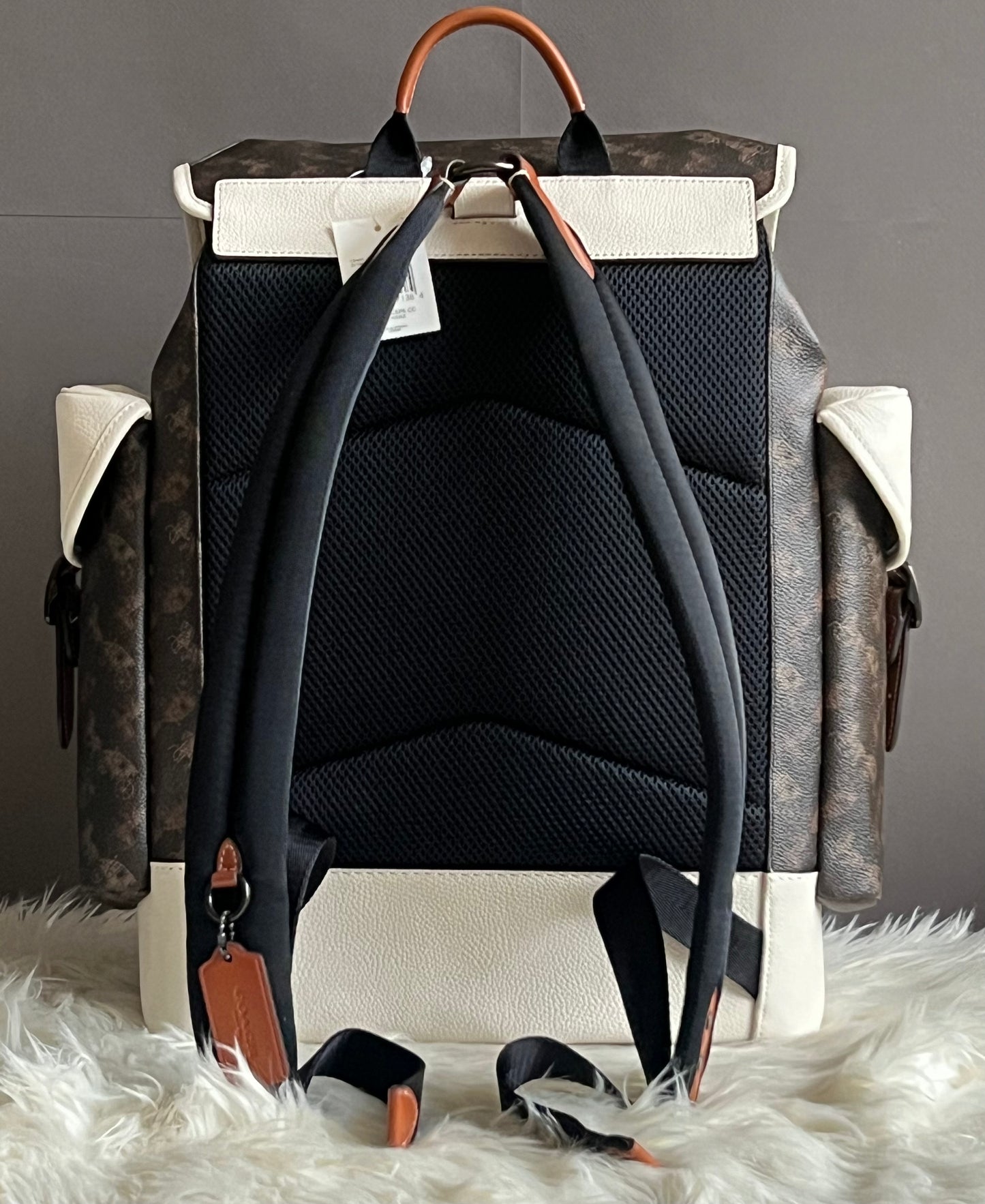 Coach Hitch Backpack with Horse and Carriage Print