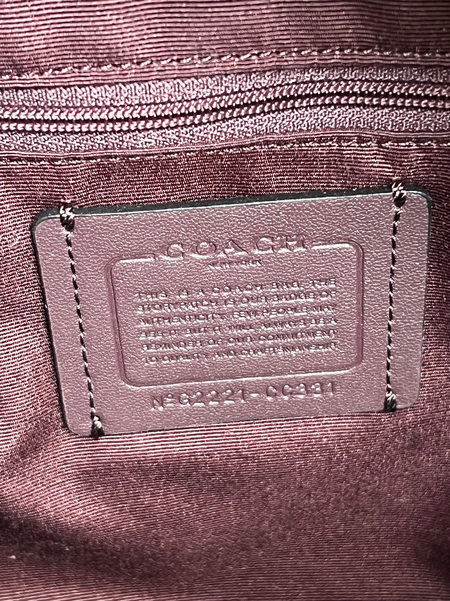 Coach Mini Court Backpack in Signature Canvas with Fairytale Rose Print