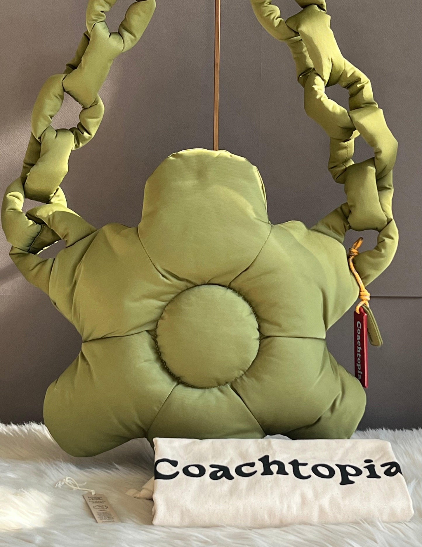 Coachtopia Loop Puffy Flower Bag