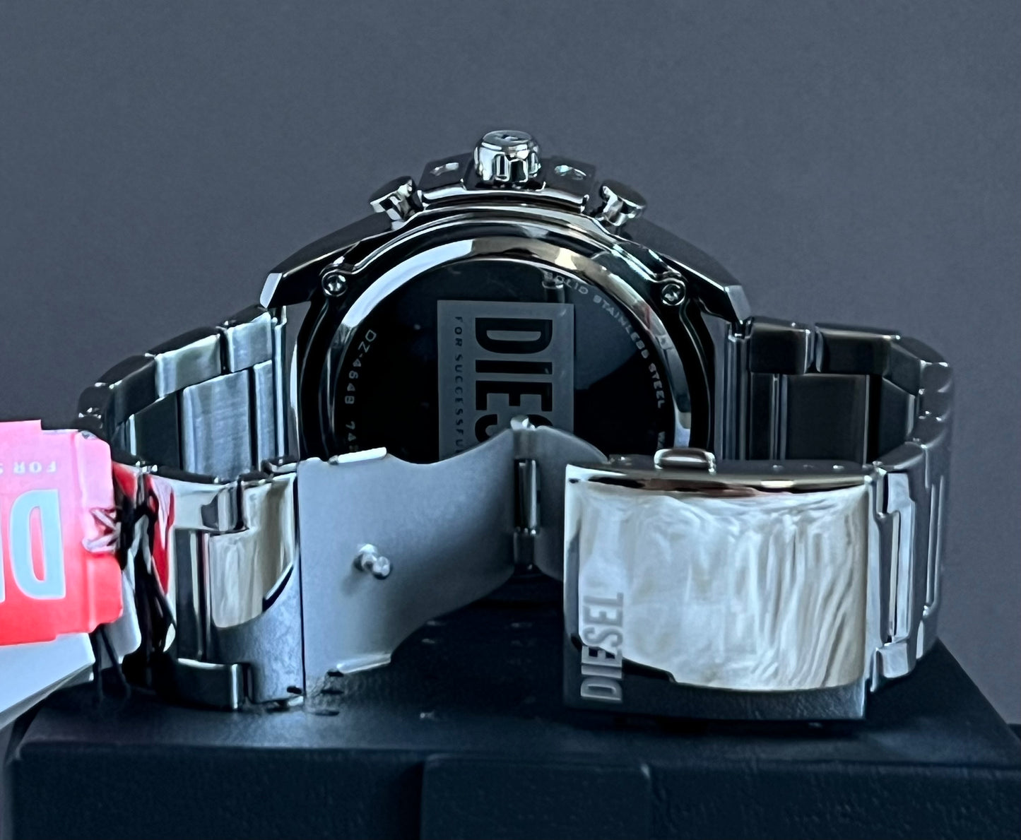 Diesel Men’s Mega Chief Ana-Digi Stainless Steel Watch
