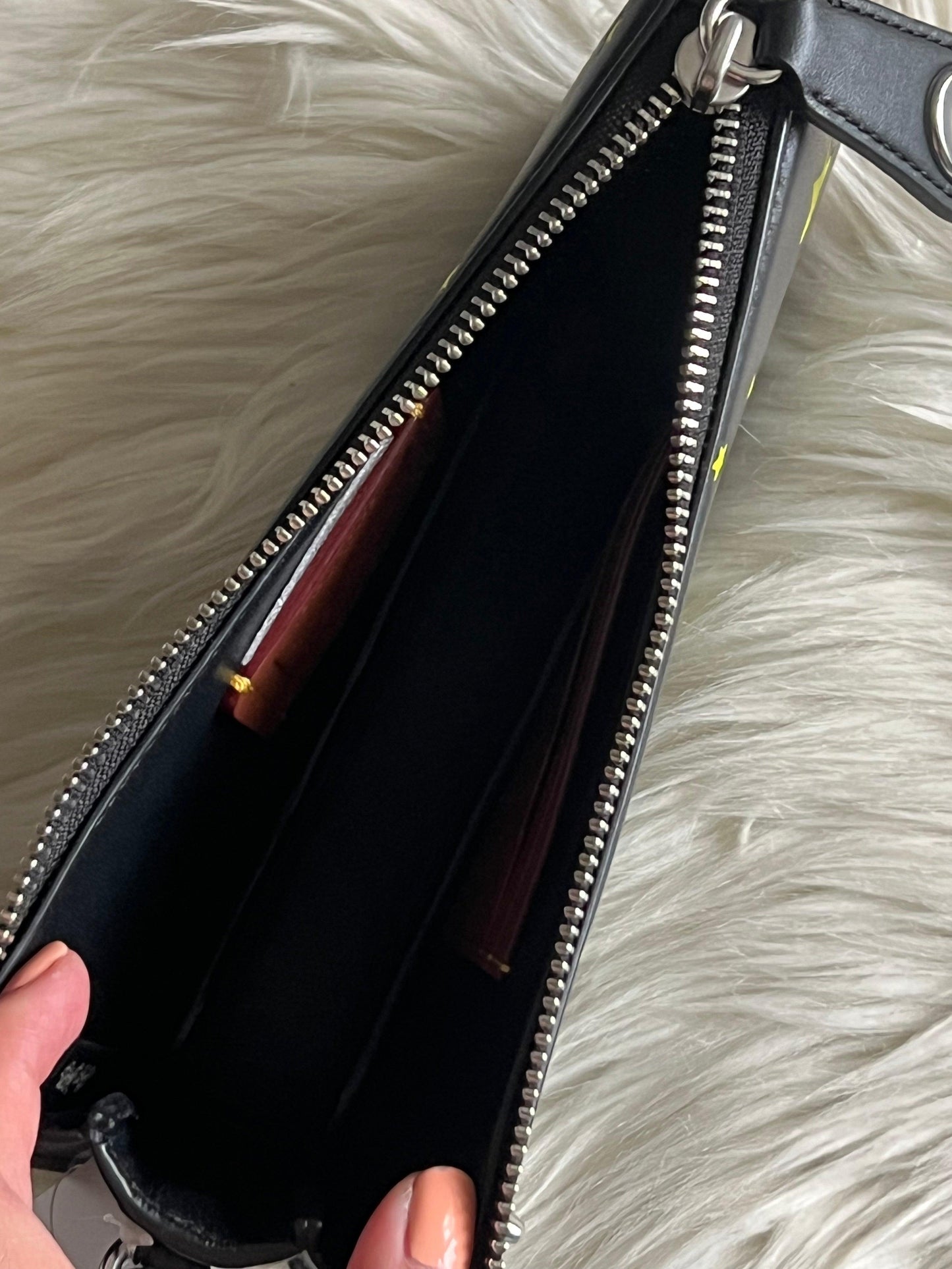 Cosmic Coach Penn Shoulder Bag with Star Print