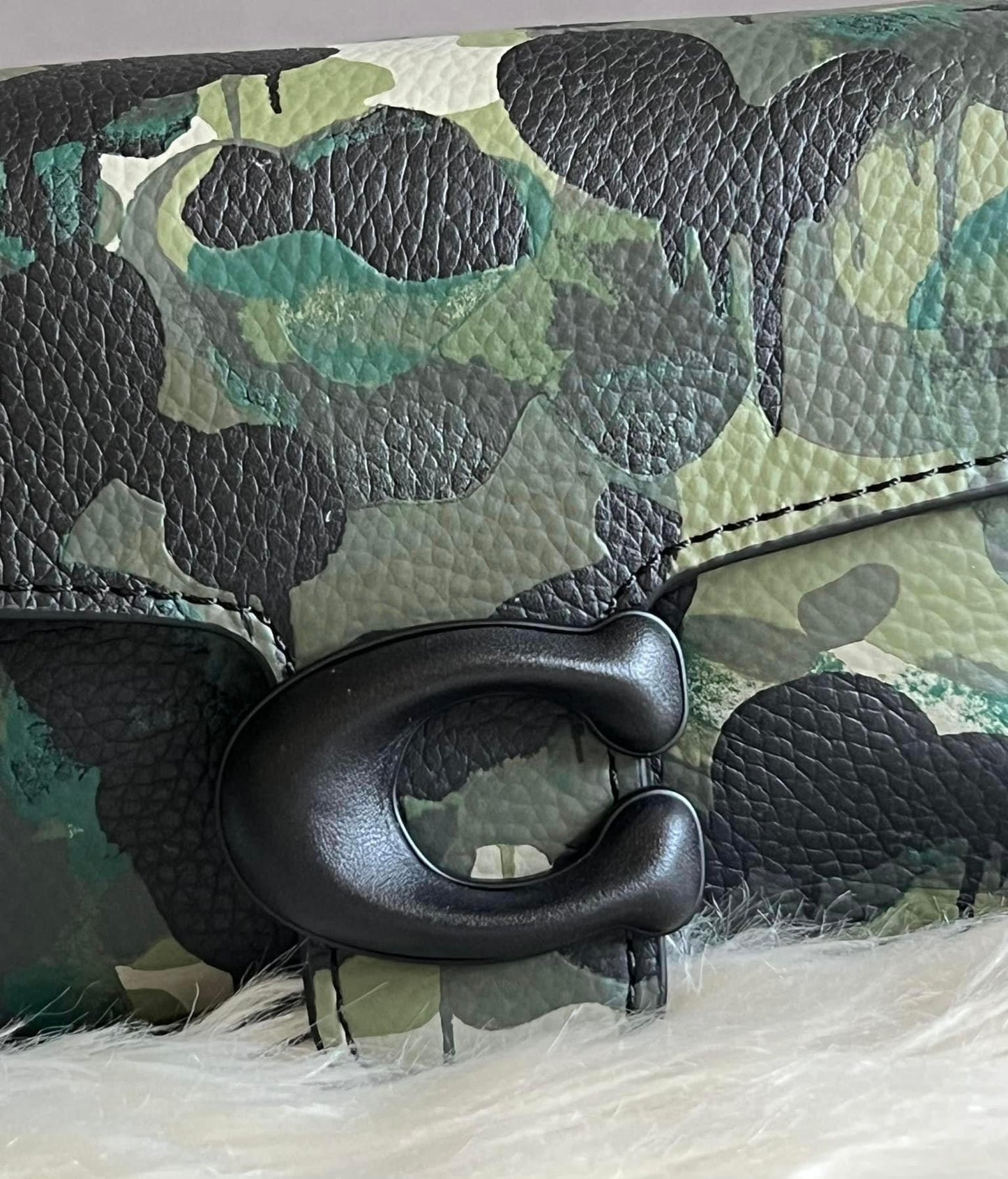Coach Soft Tabby Crossbody 18 with Camo Print