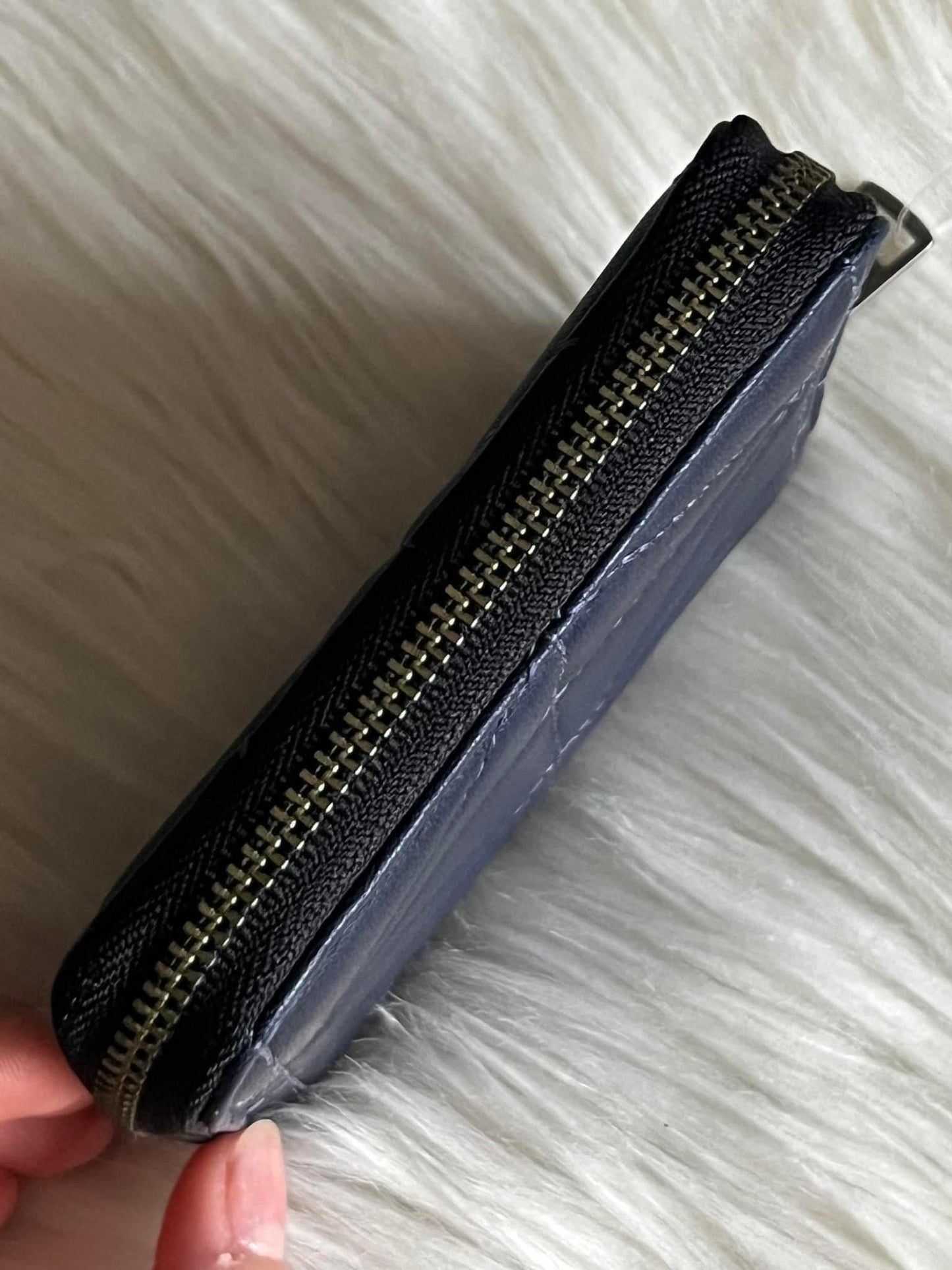 Coach Small Zip Around Wallet With Quilting