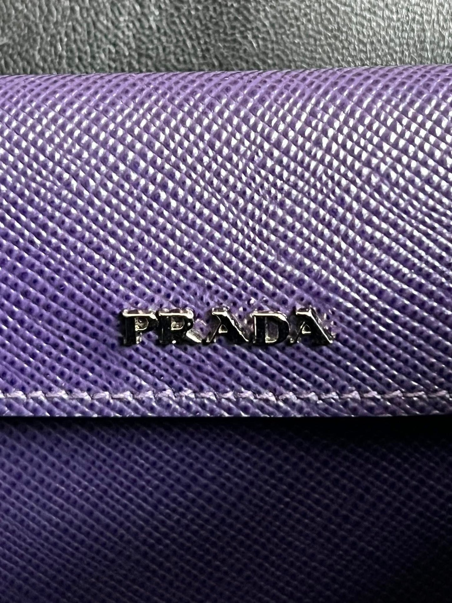 Prada Saffiano Lux Double Turn-Lock Satchel
