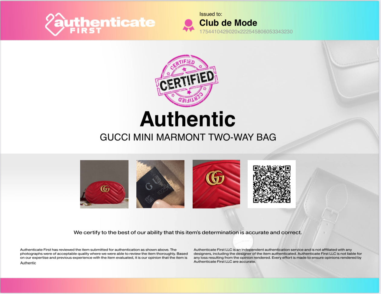 Gucci Mini Marmont Two-Way Bag