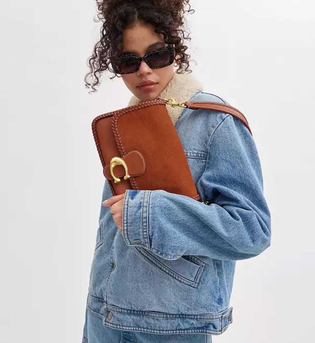 Coach Soft Tabby Shoulder Bag with Braid